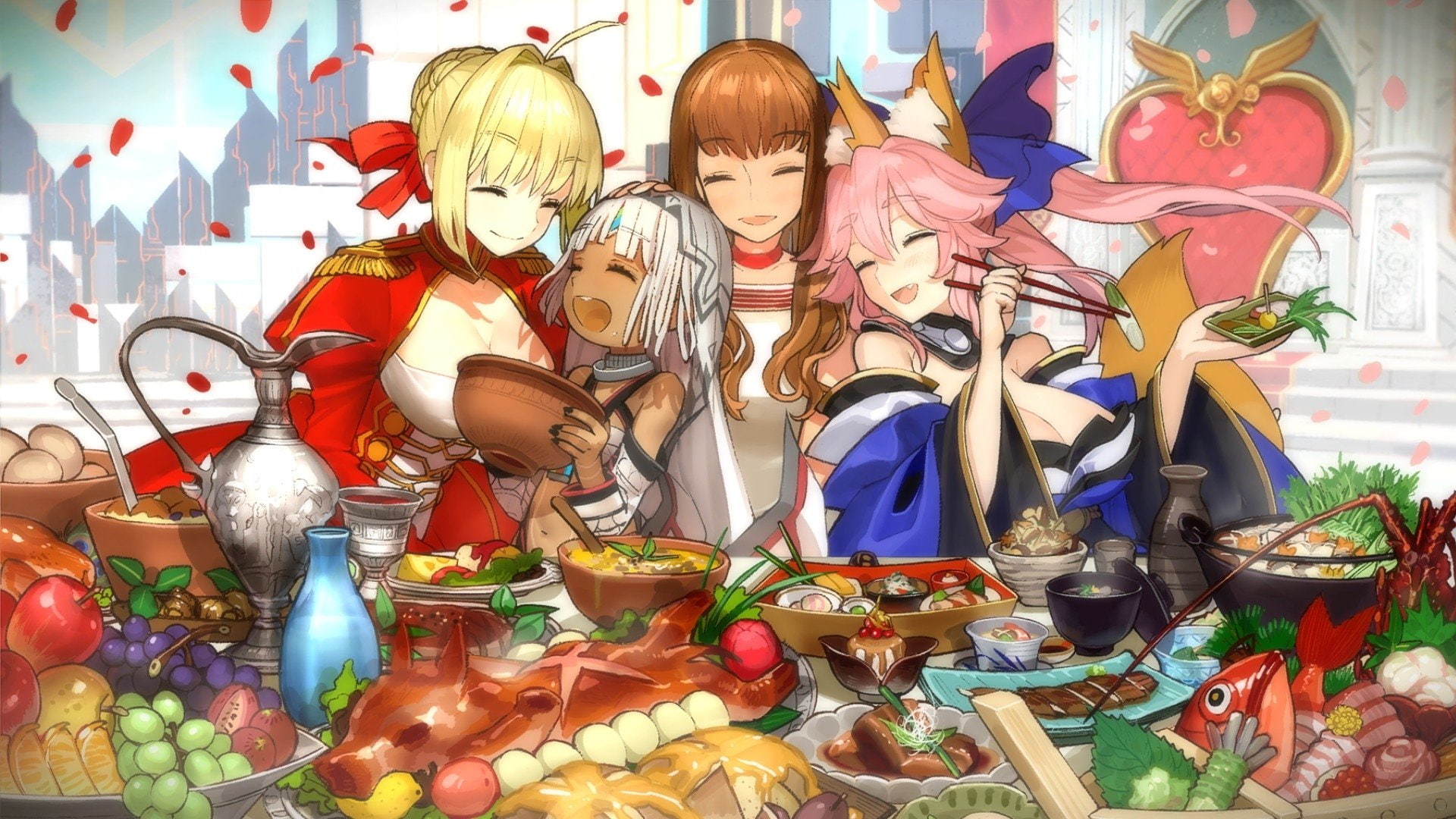 Fate/Extella: The Umbral Star, Saber (Fate Series), Fate Series, 1080P, Tamamo no Mae, HD Wallpaper