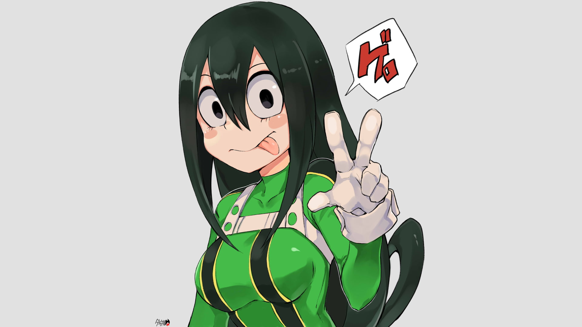 My Hero Academia, Anime, 1080P, Tsuyu Asui, HD Wallpaper