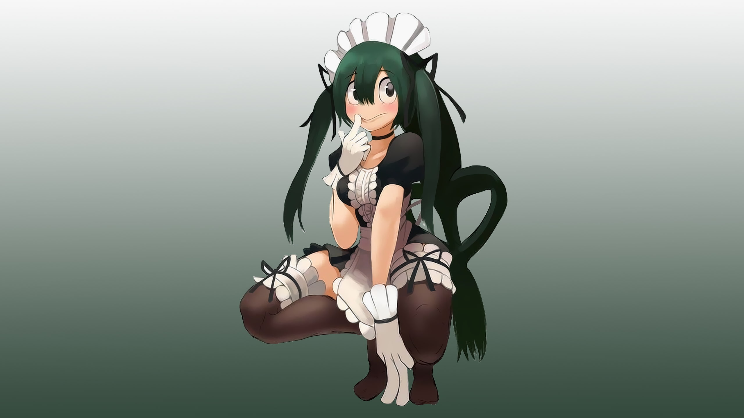 Maid, My Hero Academia, 2K, Tsuyu Asui, Anime, HD Wallpaper