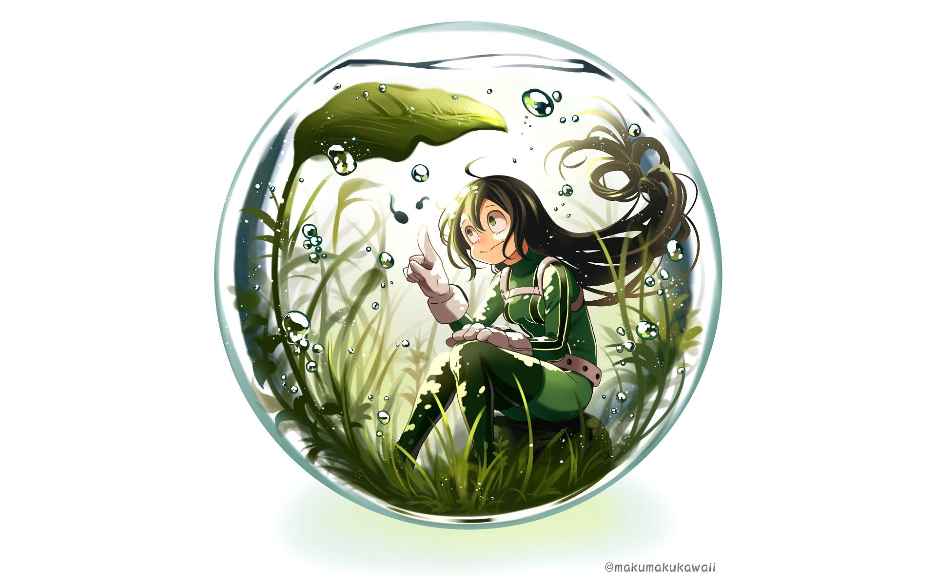 Anime, 1080P, My Hero Academia, Tsuyu Asui, HD Wallpaper
