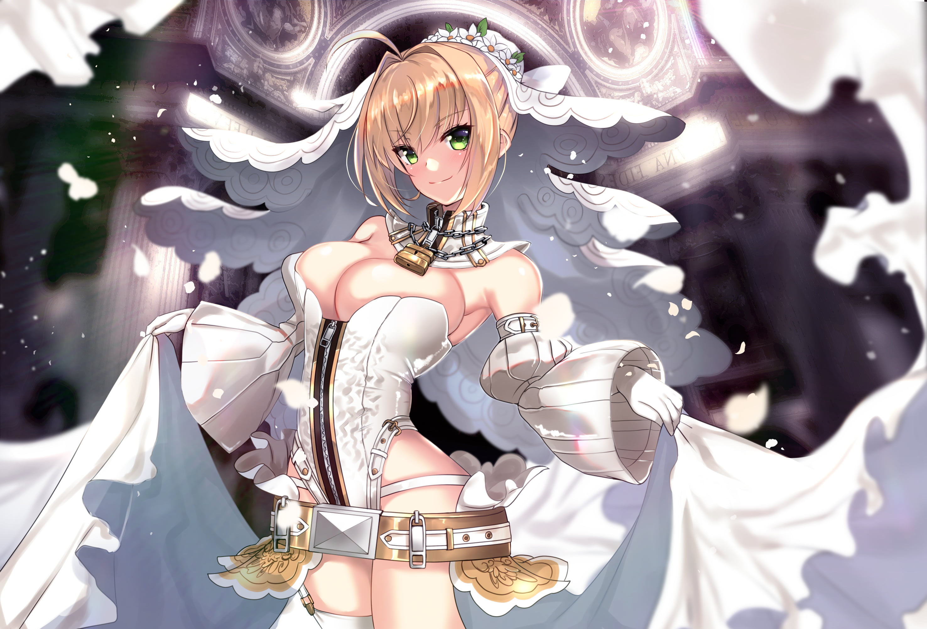 Fate/Grand Order, thighs, leotard, 2K, HD Wallpaper