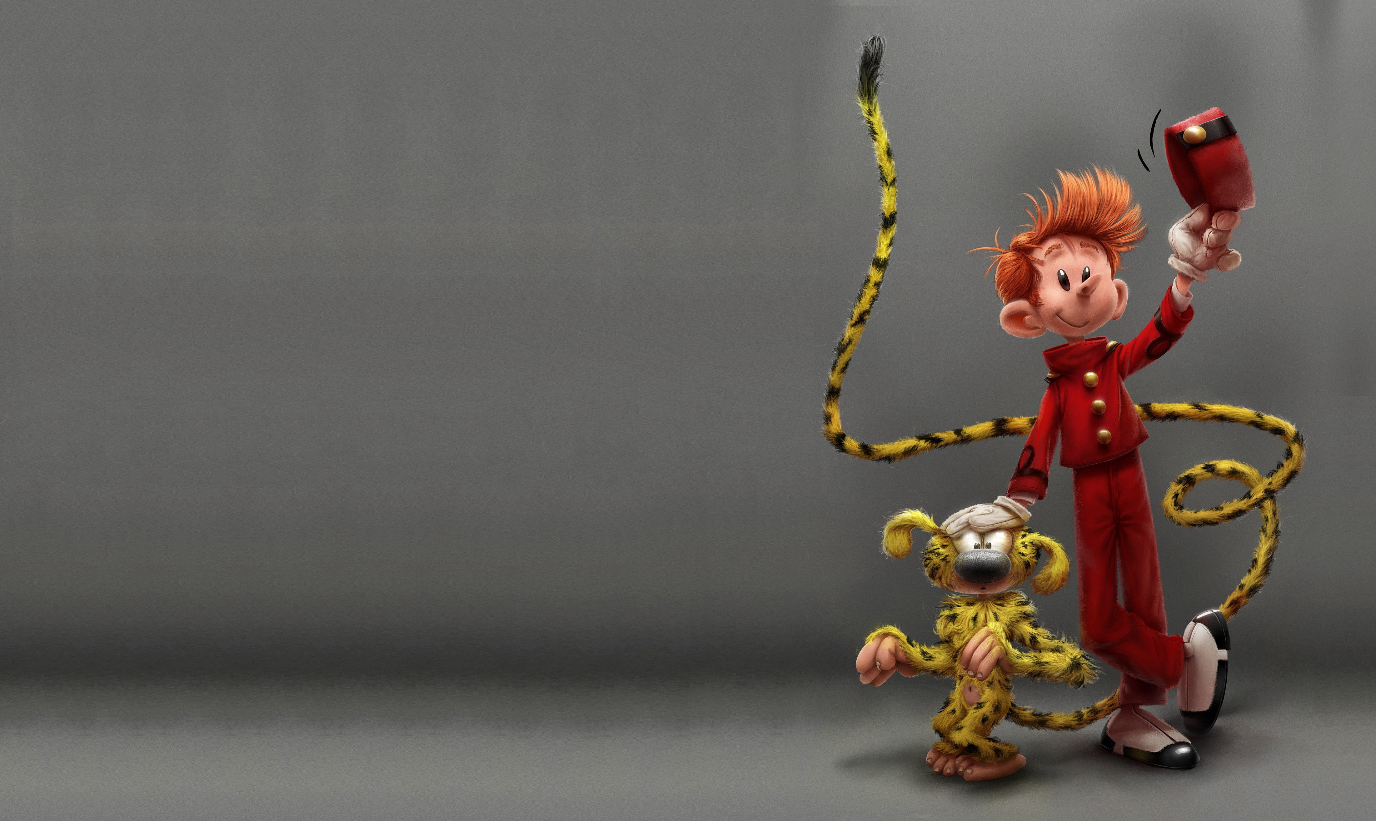 childrens, Marsupilami, rendering, 4K, art, Alexandre Blain, HD Wallpaper