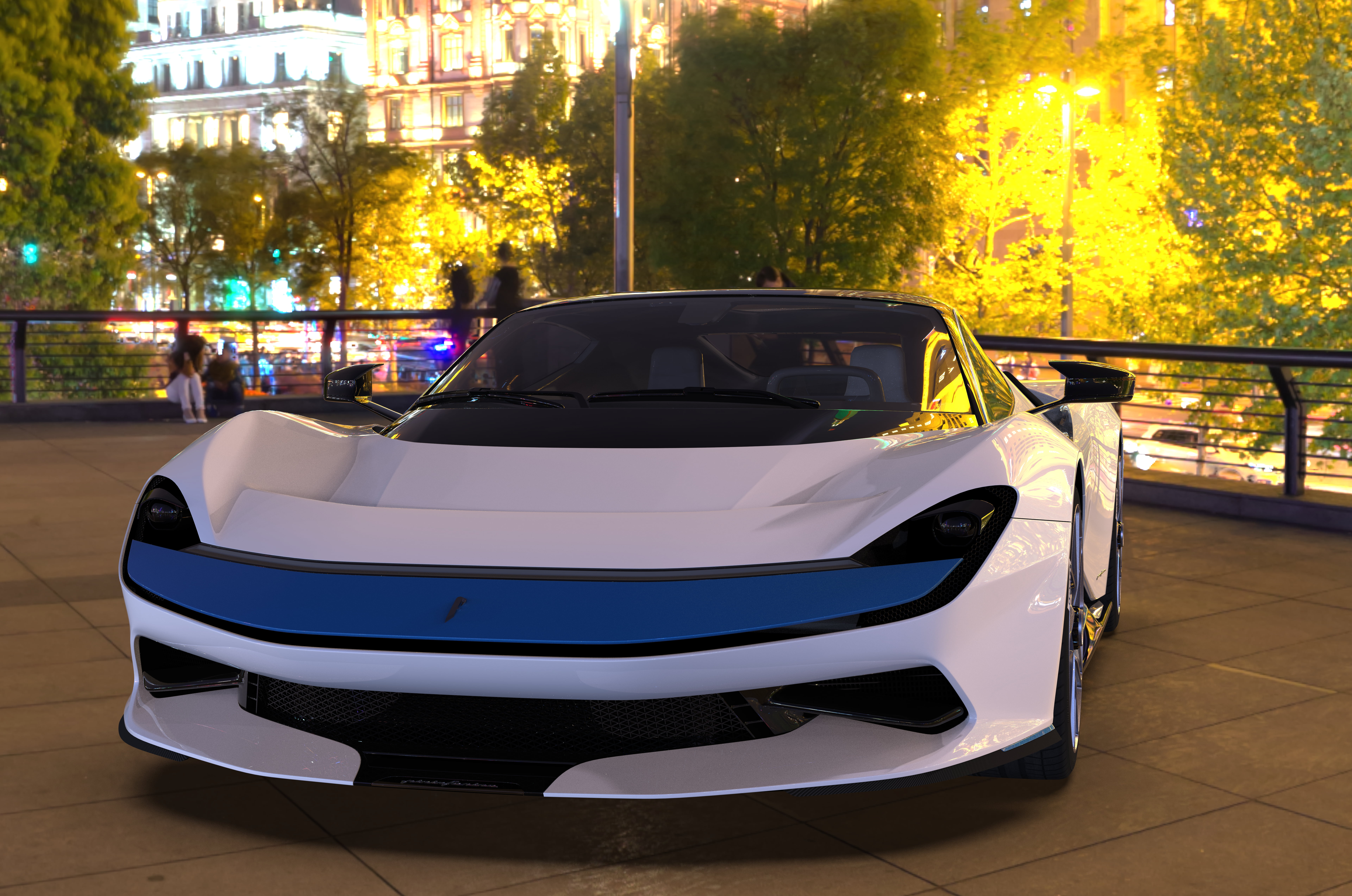 Hypercar, Italian Supercars, 8K, sports car, car, 1900Bhp, Pininfarina Battista, 8 K, 3D graphics, HD Wallpaper