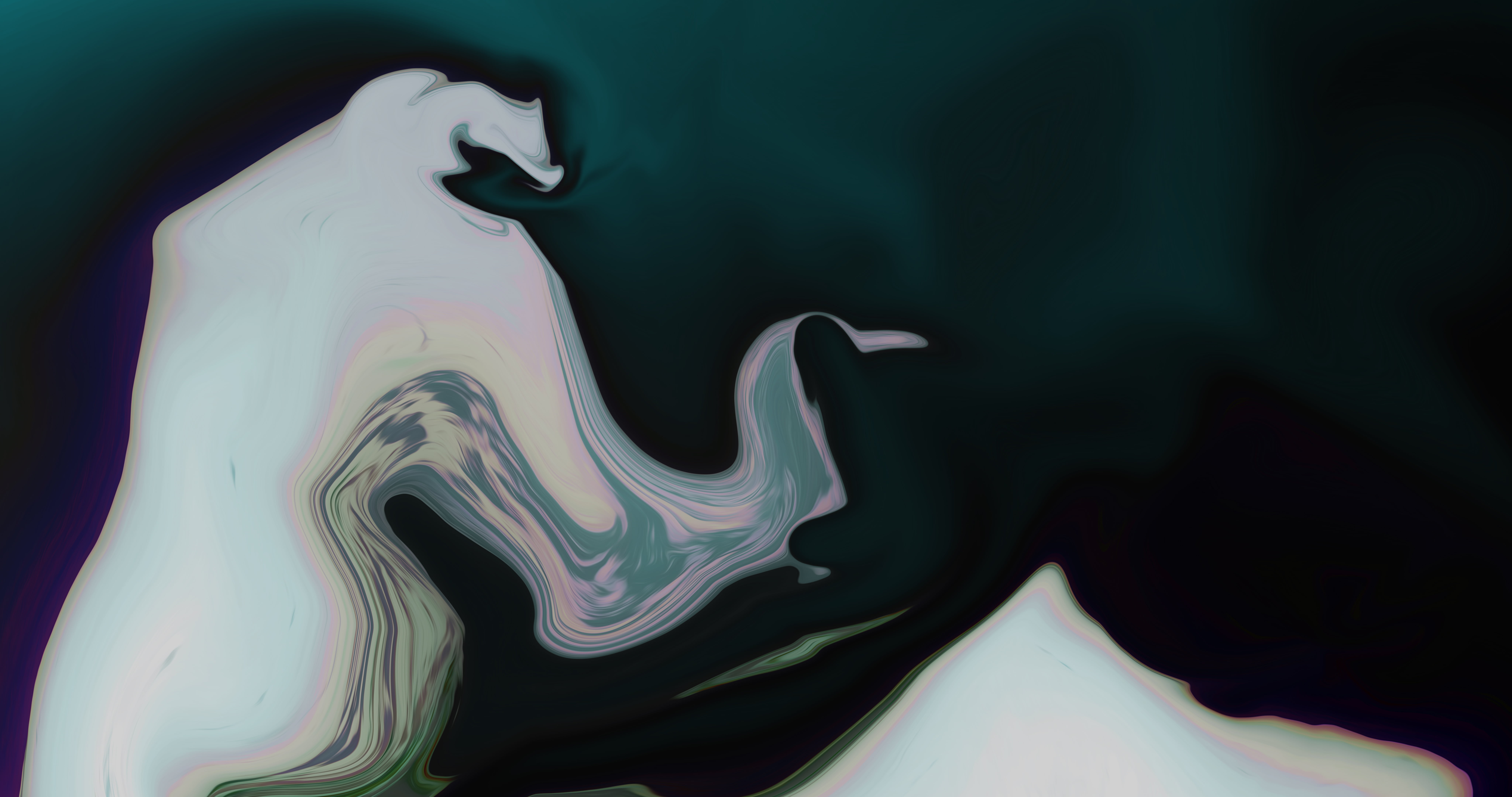artwork, colorful, 8K, 8 K, fluid, shapes, liquid, digital art, abstract, HD Wallpaper