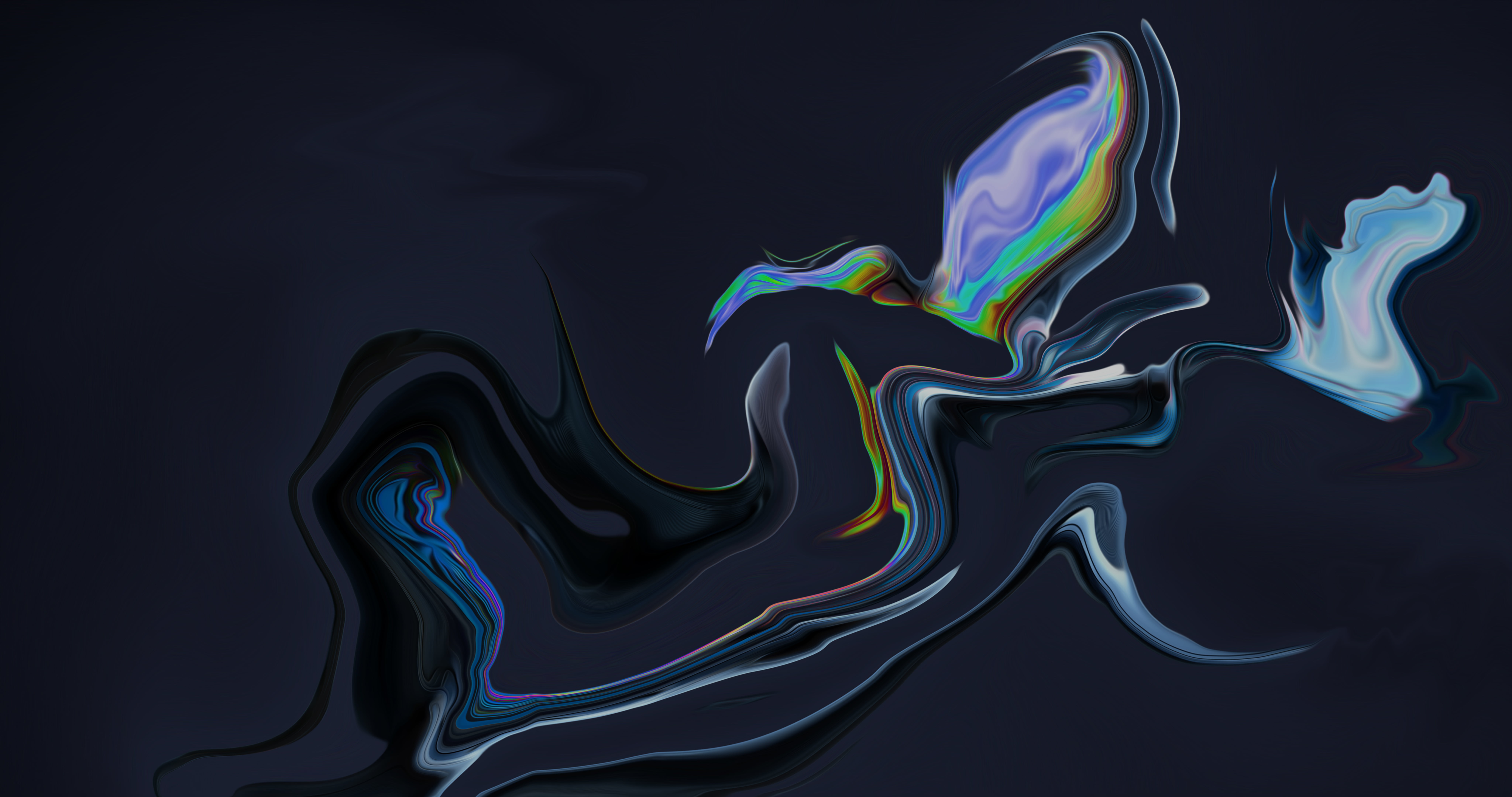 simple background, colorful, 8 K, shapes, artwork, digital art, 8K, fluid, abstract, liquid, HD Wallpaper