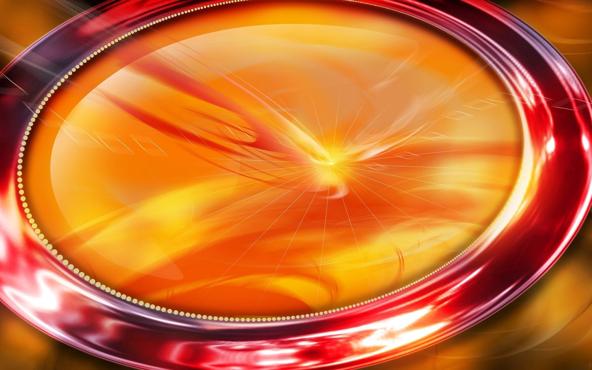 orange color, circle, red, elegance, lens - eye, creativity, round, shape, geometric shape, reflection, spinning, backdrop, cut out, swirl, shine, abstract, HD Wallpaper