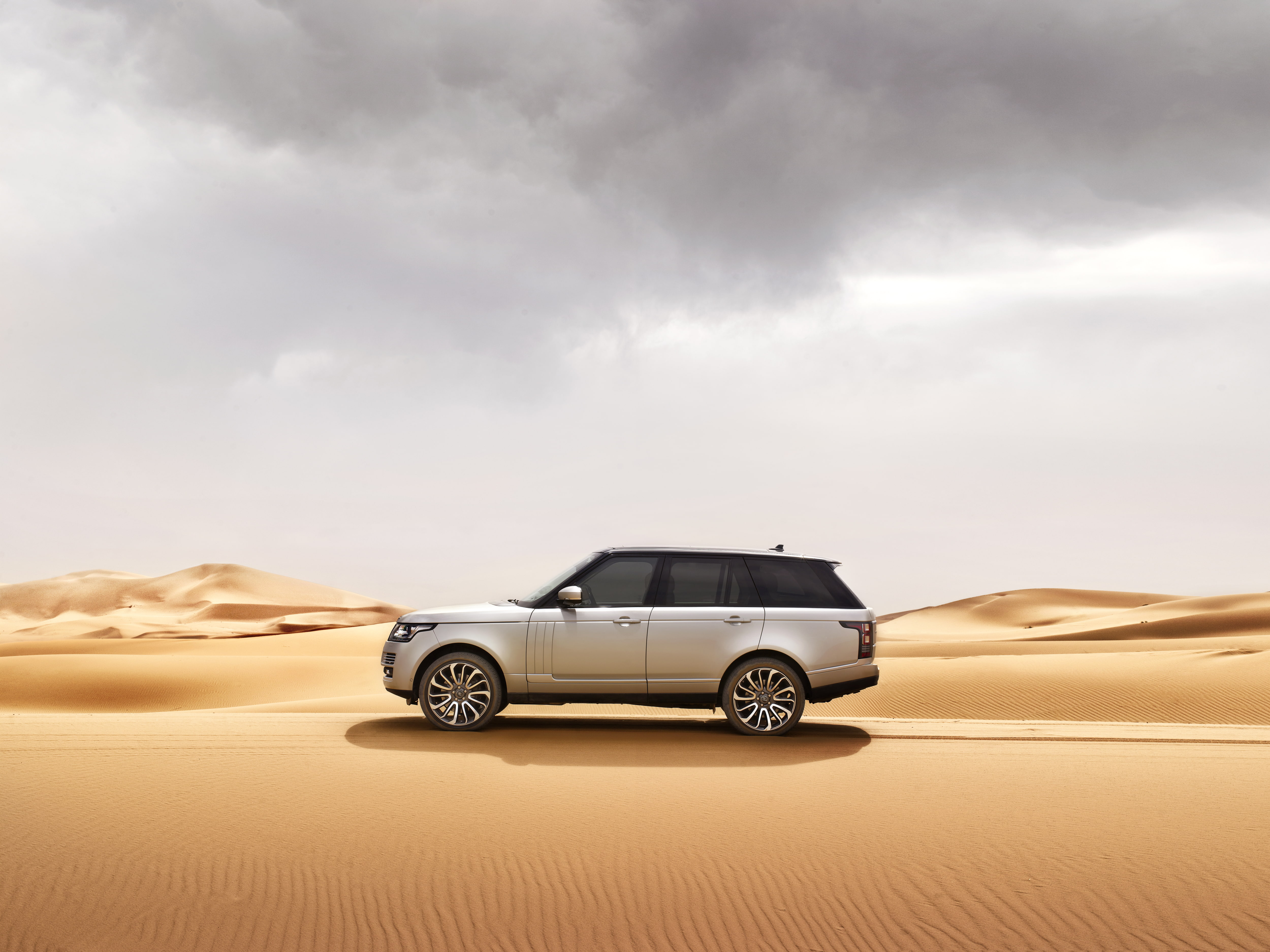 machine, desert, Range Rover, 4K, Land Rower, car, sand, HD Wallpaper