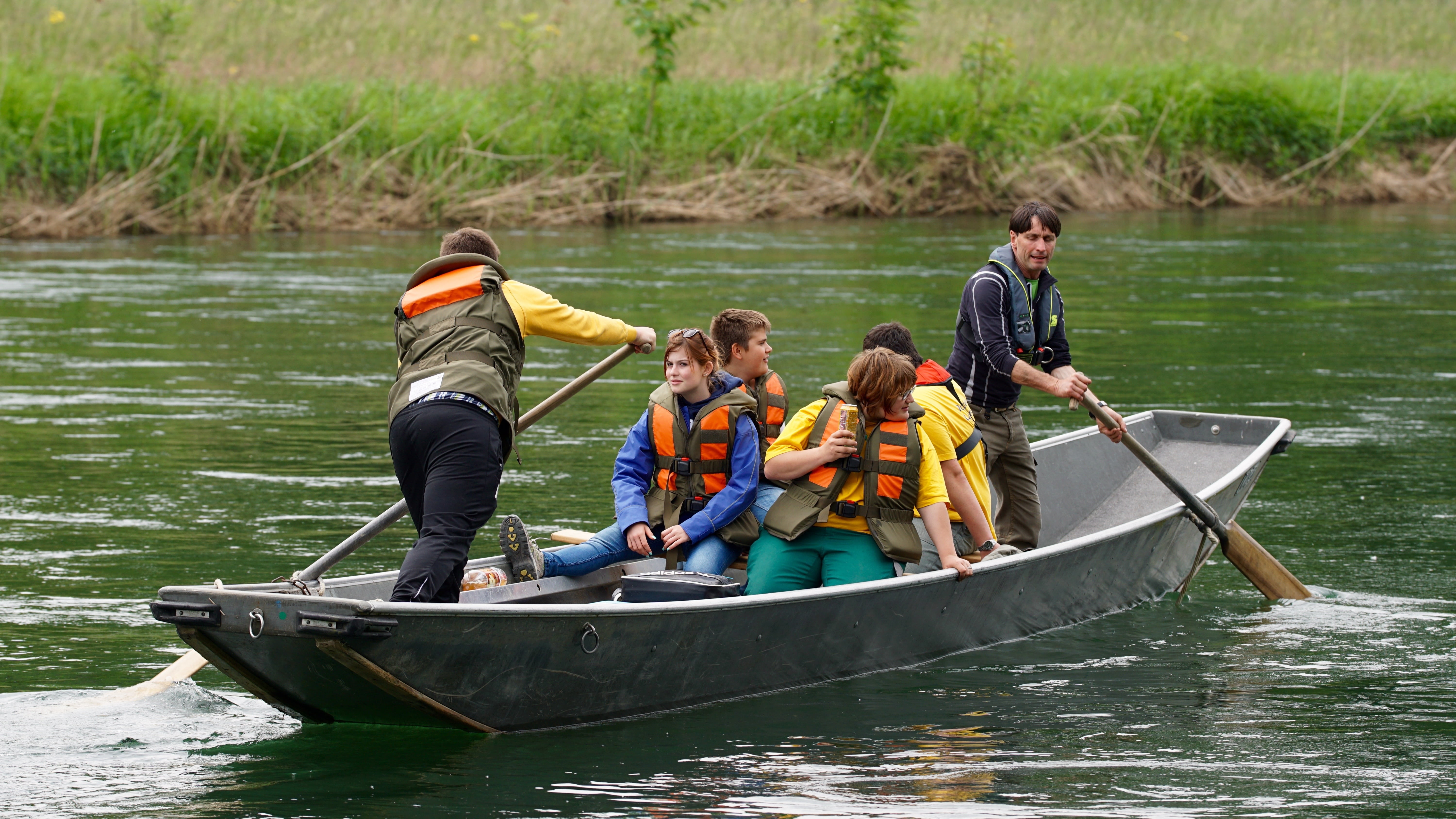day, trip, 5K, lake, rower, adult, boot, togetherness, oar, safety, nature, men, leisure activity, sitting, life jacket, group of people, outdoors, water, HD Wallpaper