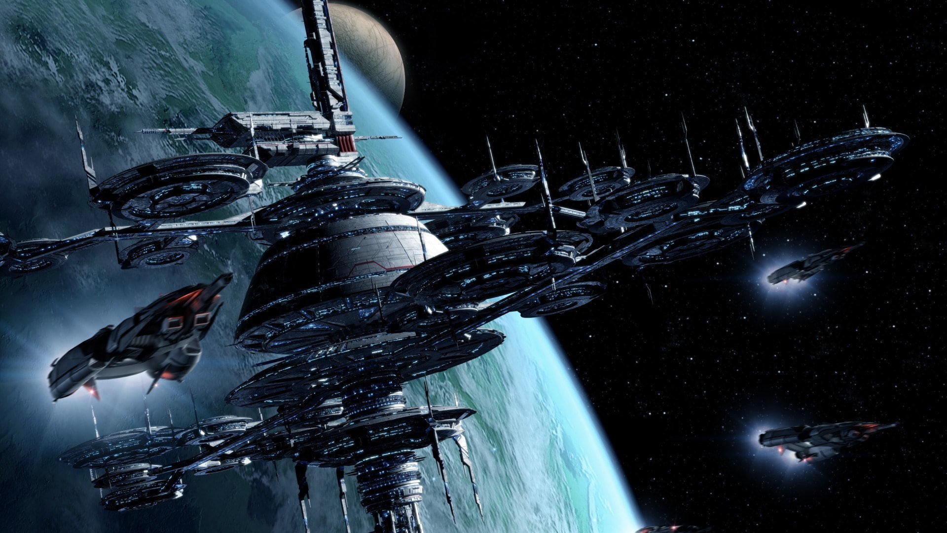 1080P, spaceport, HD Wallpaper