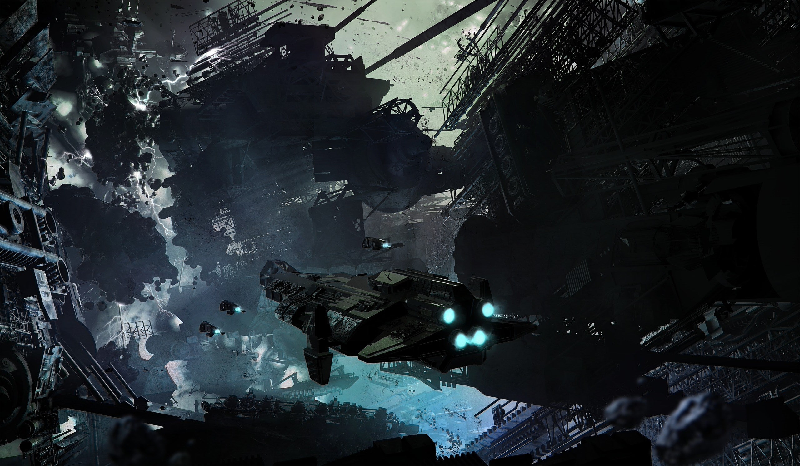 spaceport, 2K, HD Wallpaper