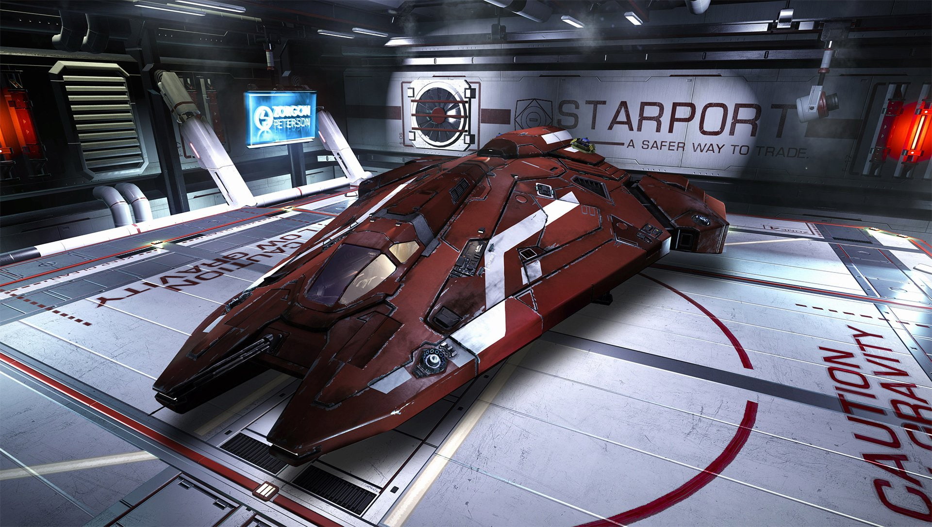 Video Game, Spaceport, 1080P, Spaceship, Elite: Dangerous, HD Wallpaper