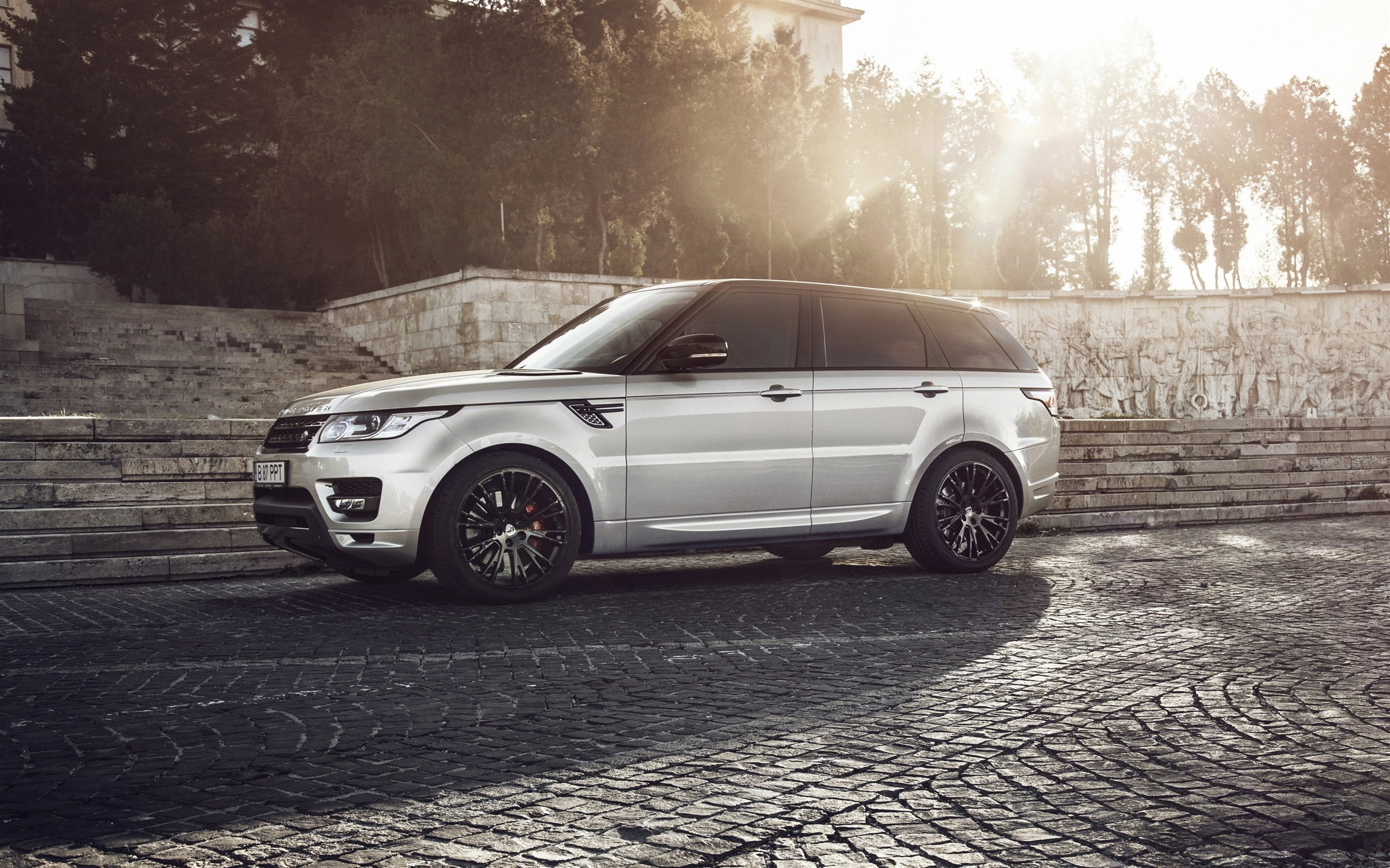Range, 2K, Sunset, Land, Rover, HD Wallpaper