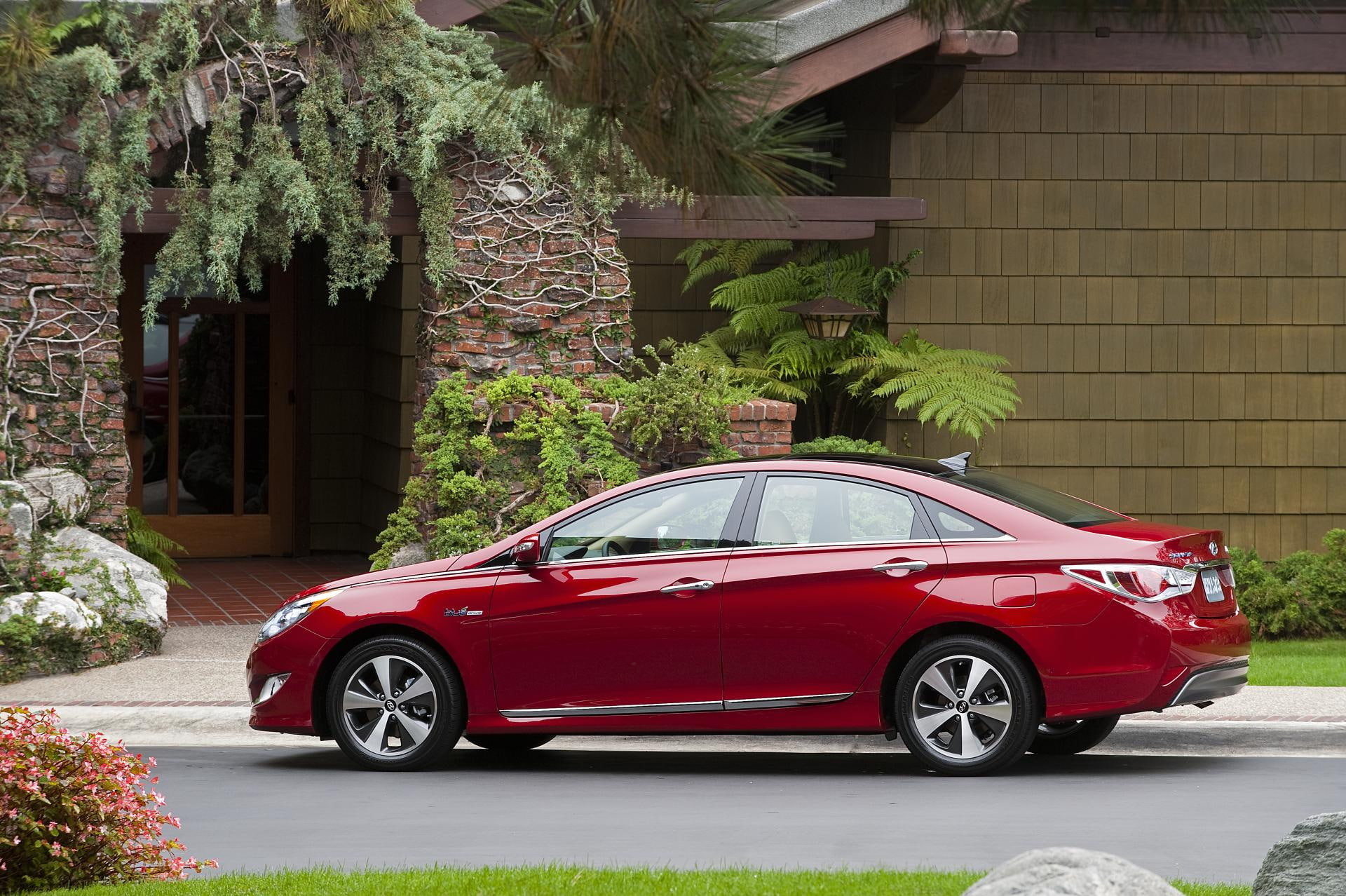 sedan, sonata, hyundai, hybrid, car, 1080P, HD Wallpaper