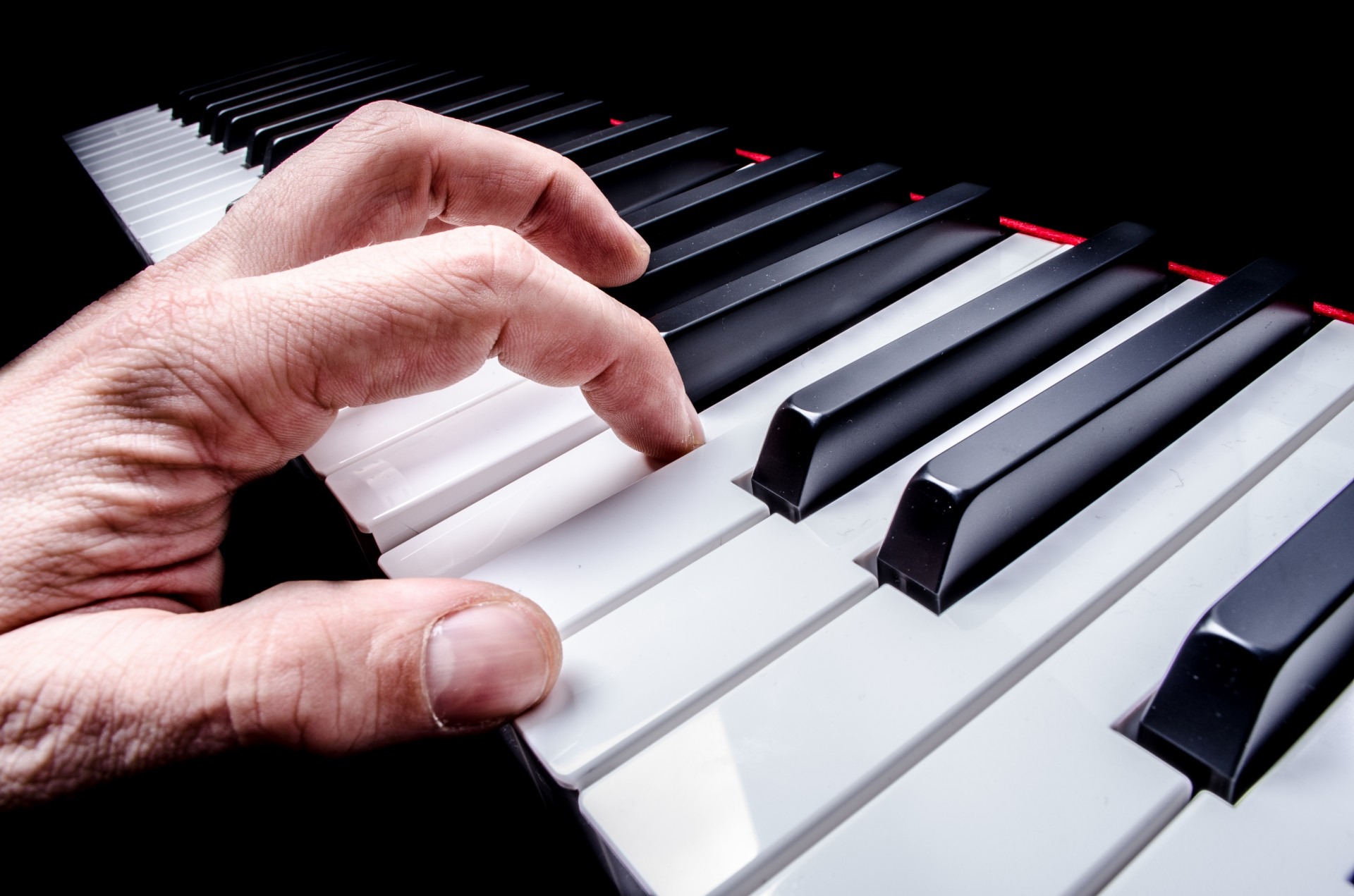 perform, instrument, white color, key, man harmony, keyboard instrument, finger, human finger, black Color, indoors, close-up, pianist, one person, chord, HD Wallpaper