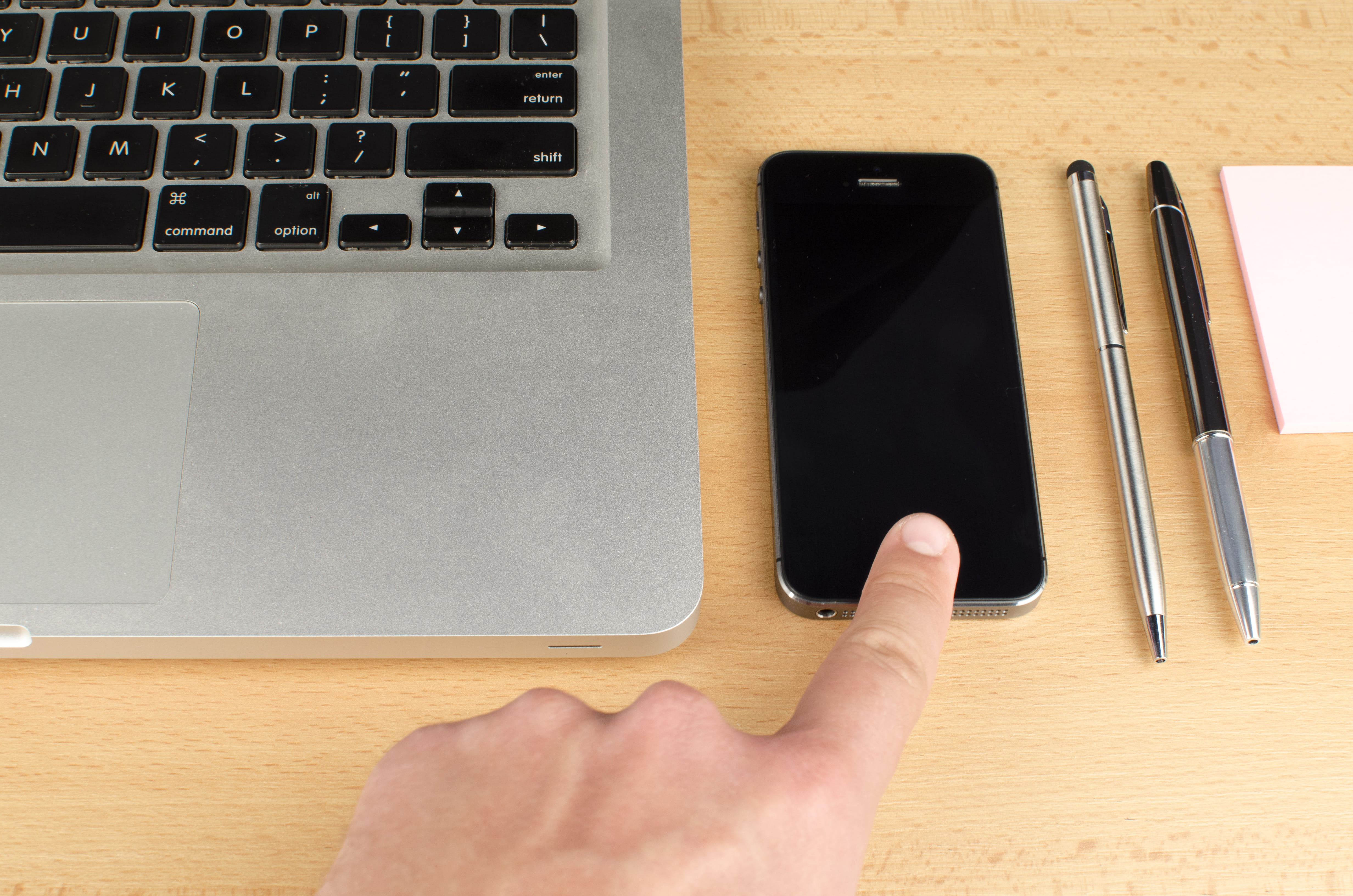 macbook, human body part, one person, body part, hand, iphone, screen, technology, finger, gray, laptop, connection, human hand, cellphone, communication, HD Wallpaper