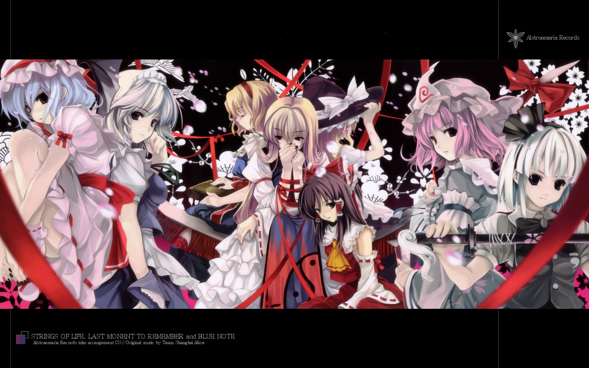 vampires, sakuya, imperishable, marisa, youmu, 1080P, miko, Touhou, reimu, izayoi, art, hakurei, hd, ni, konpaku, kirisame, maids, HD Wallpaper
