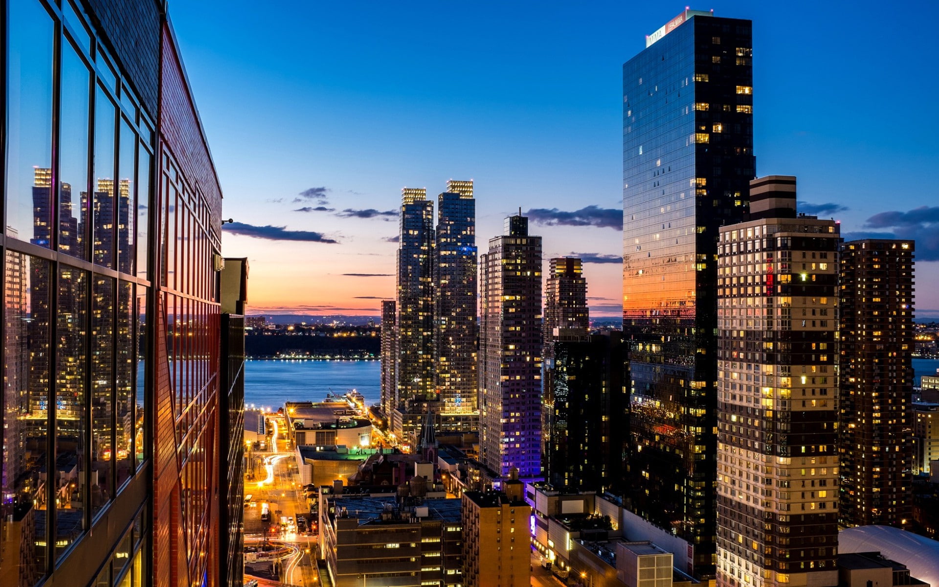 New York, USA, new, york, 1080P, Skyscapers, HD Wallpaper