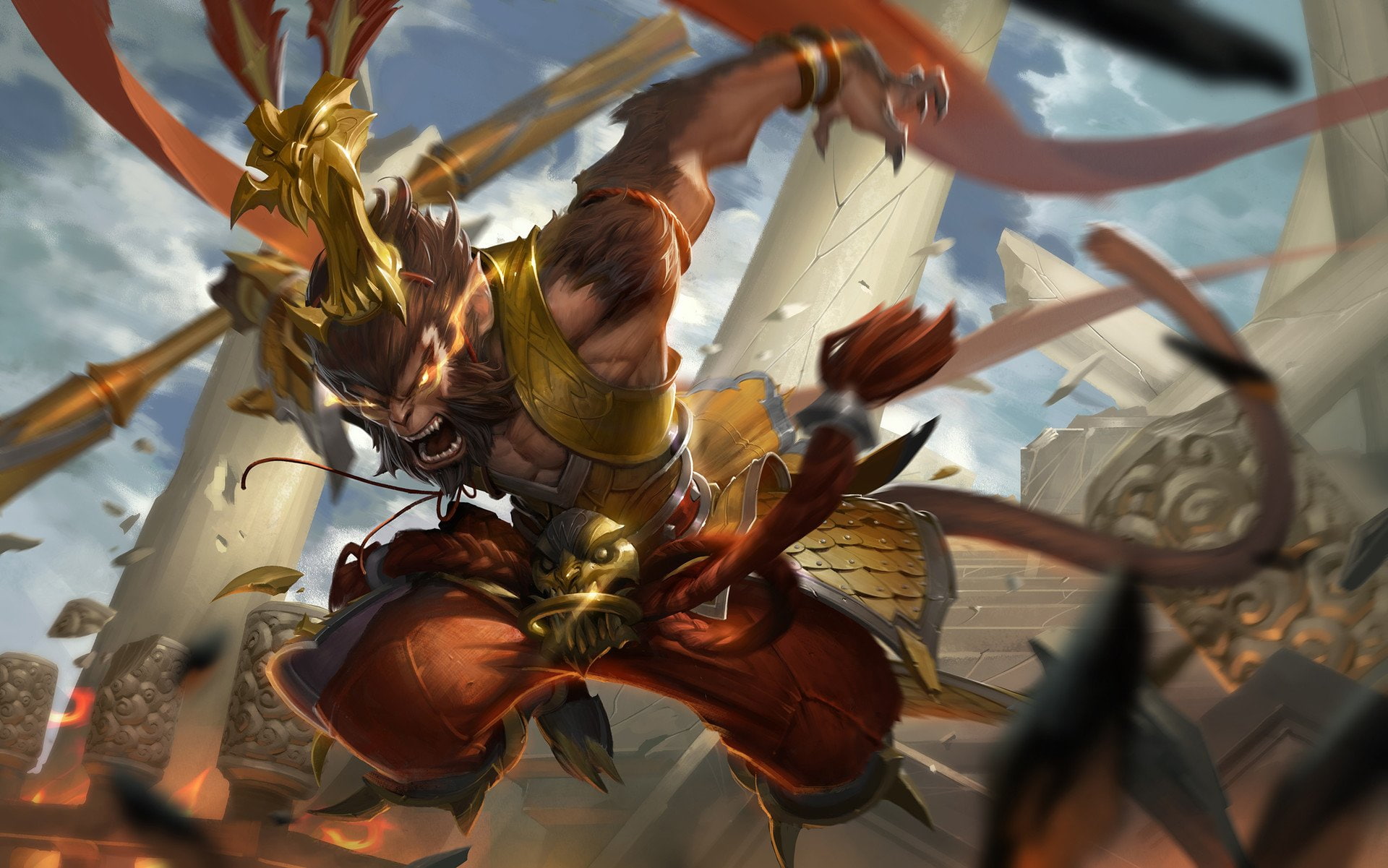 Video Game, 1080P, Wukong (League Of Legends), League Of Legends, HD Wallpaper