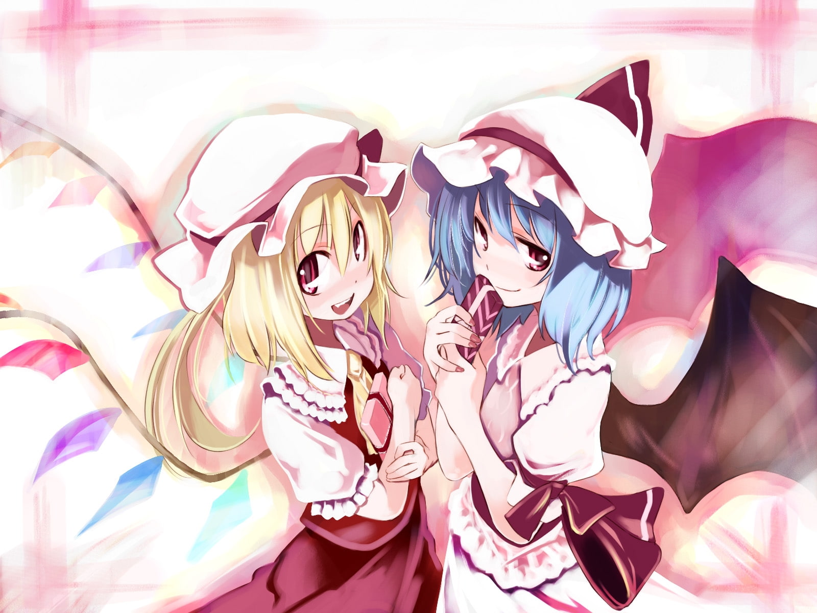 ushiki, touhou, 720P, yoshitaka, remilia, scarlet, HD Wallpaper