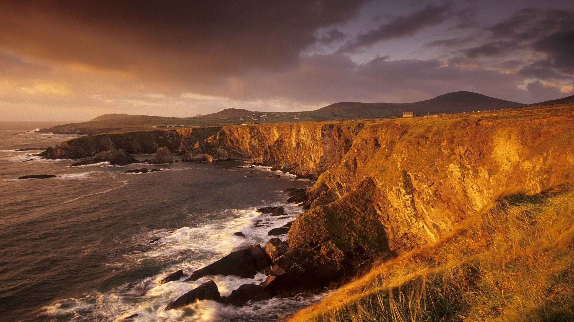 coast, beach, ocean, 1080P, nature, side, hd, HD Wallpaper