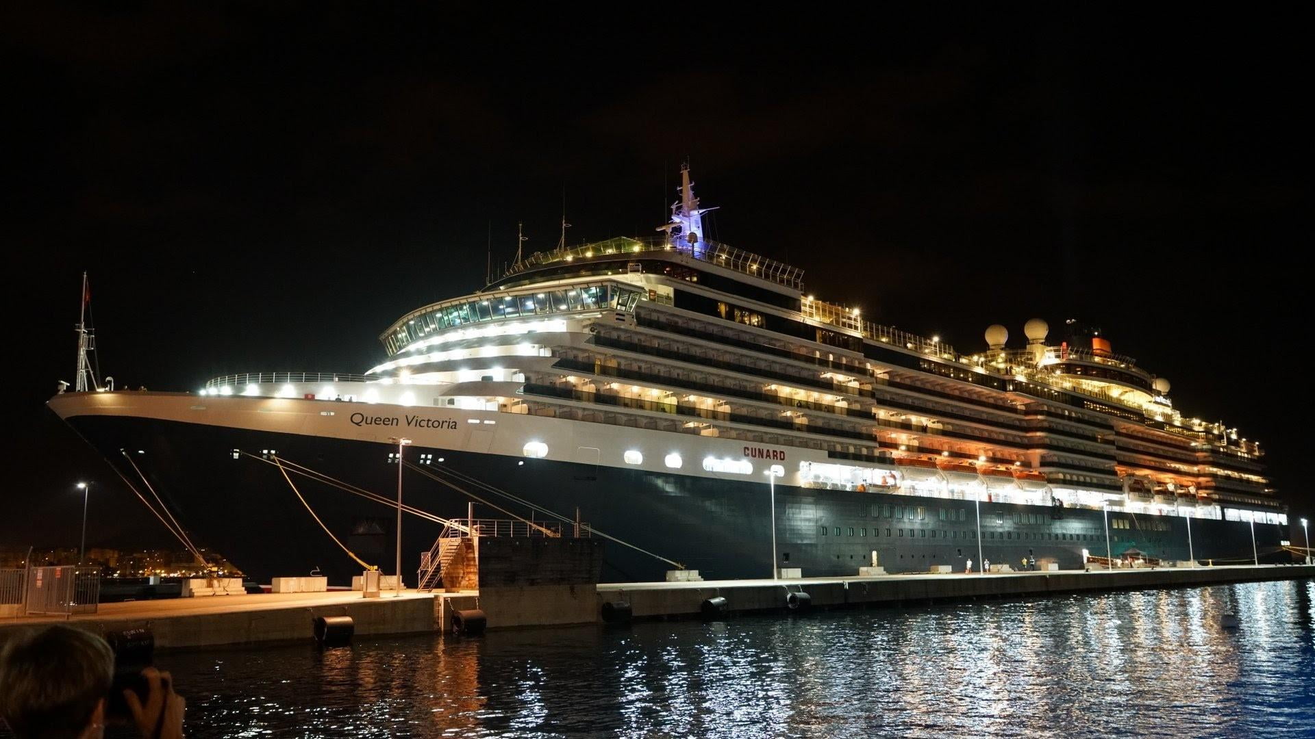 1080P, nightlife, ship, illuminated, waterfront, night, built structure, building exterior, architecture, passenger craft, no people, reflection, transportation, HD Wallpaper