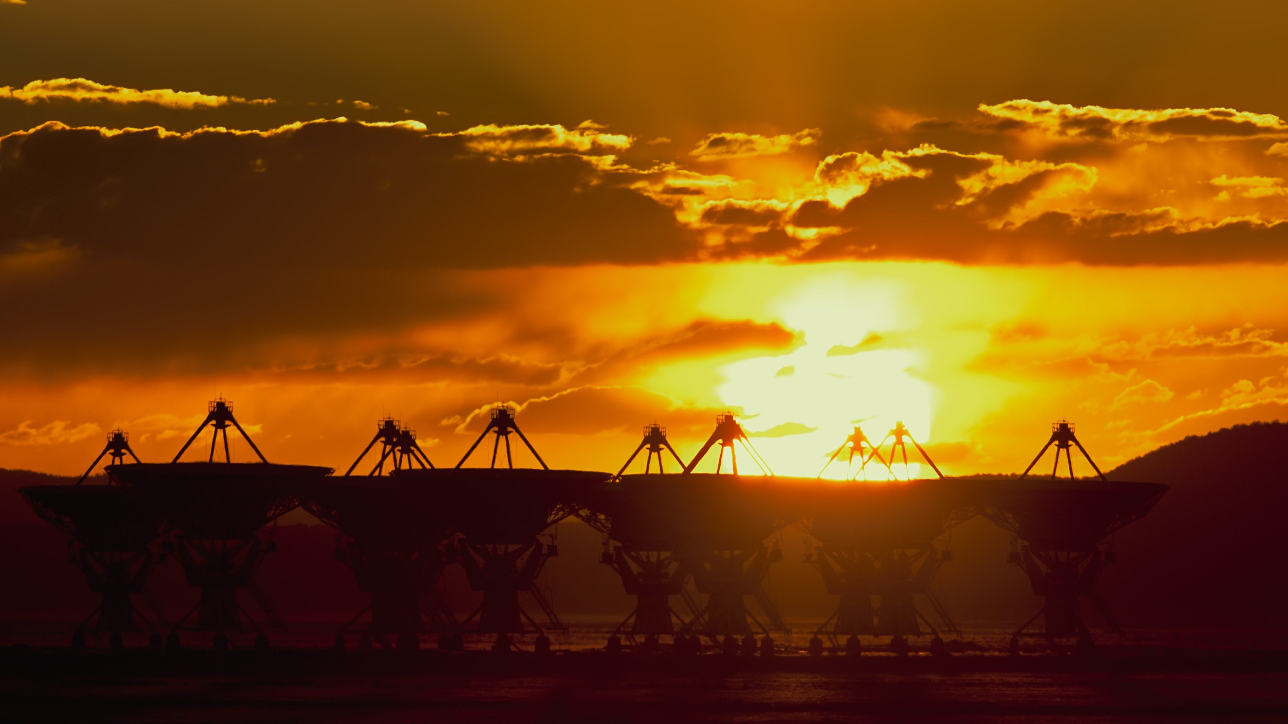 4K, telescope, Radio Telescope, HD Wallpaper