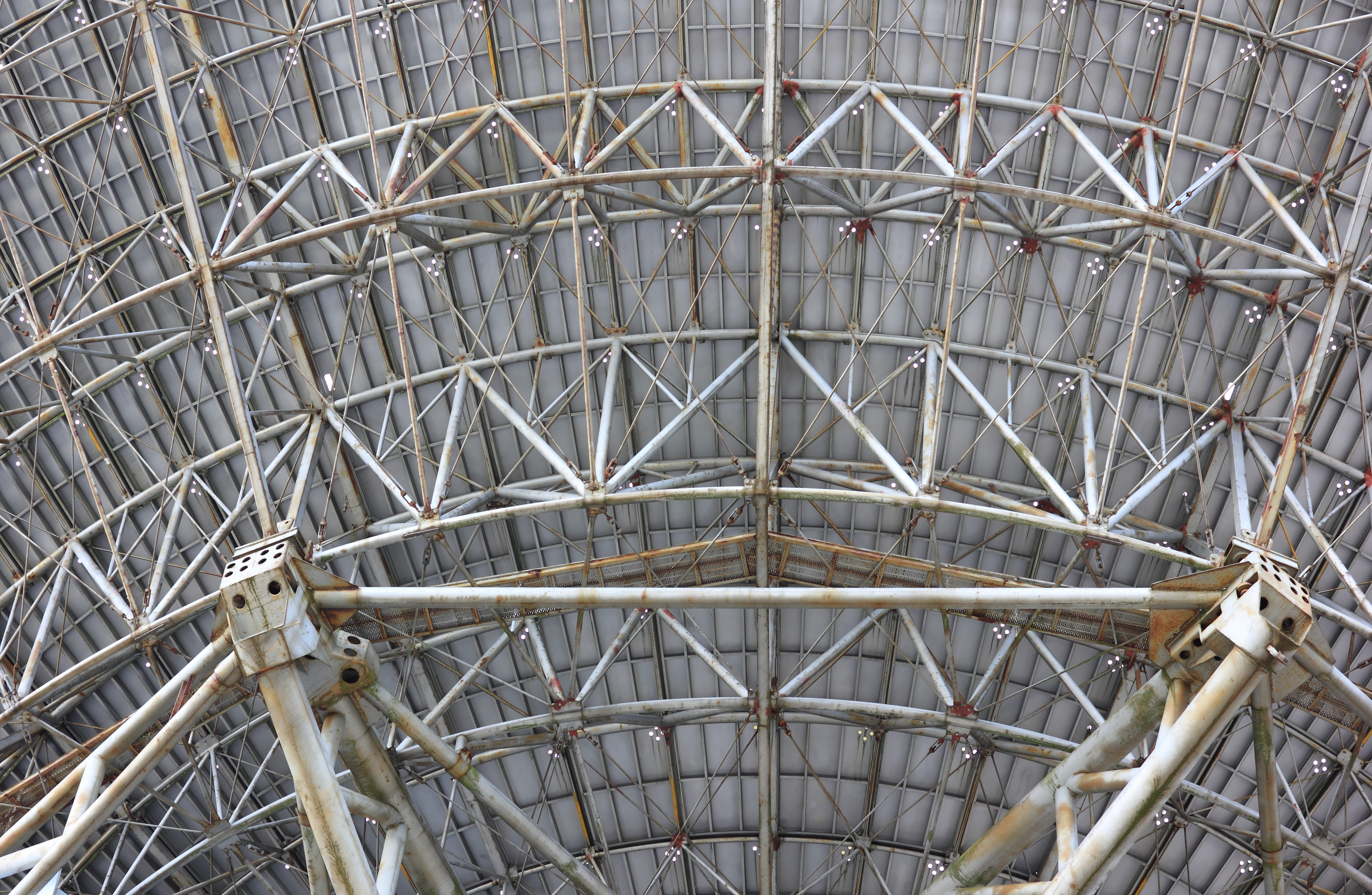 shape, spoke, instrument, antenna, latvia, built structure, irbene, scientific, design, steel, roof, observatory, dish, nature, industry, arts culture and entertainment, HD Wallpaper