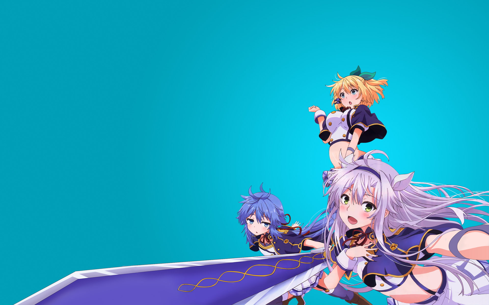 women, art and craft, Rumia Tingel, blue, nature, representation, Anime, people, outdoors, mammal, Sistine Fibel, 1080P, human representation, copy space, HD Wallpaper