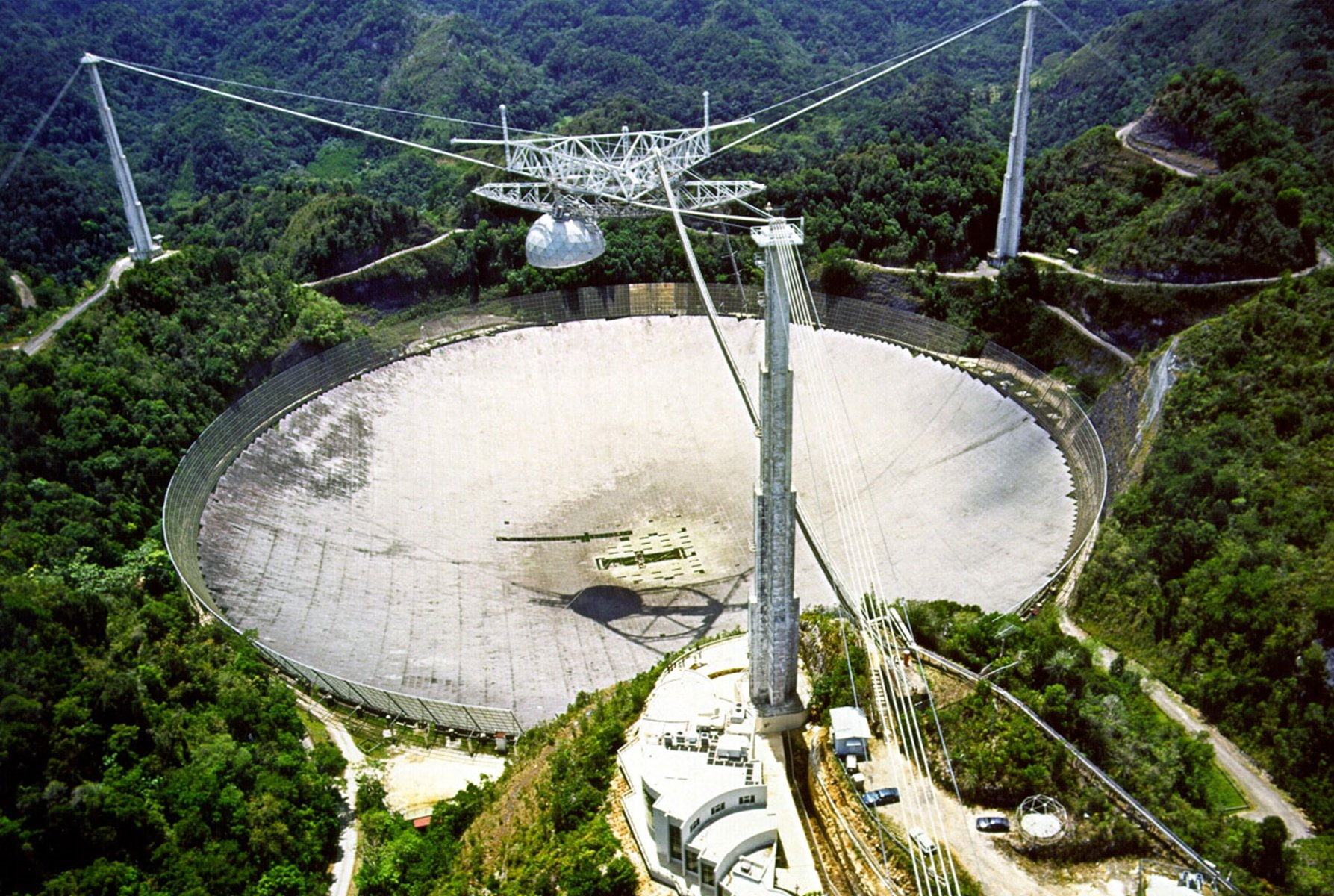 alien, space, radiotelescope, 720P, arecibo, HD Wallpaper