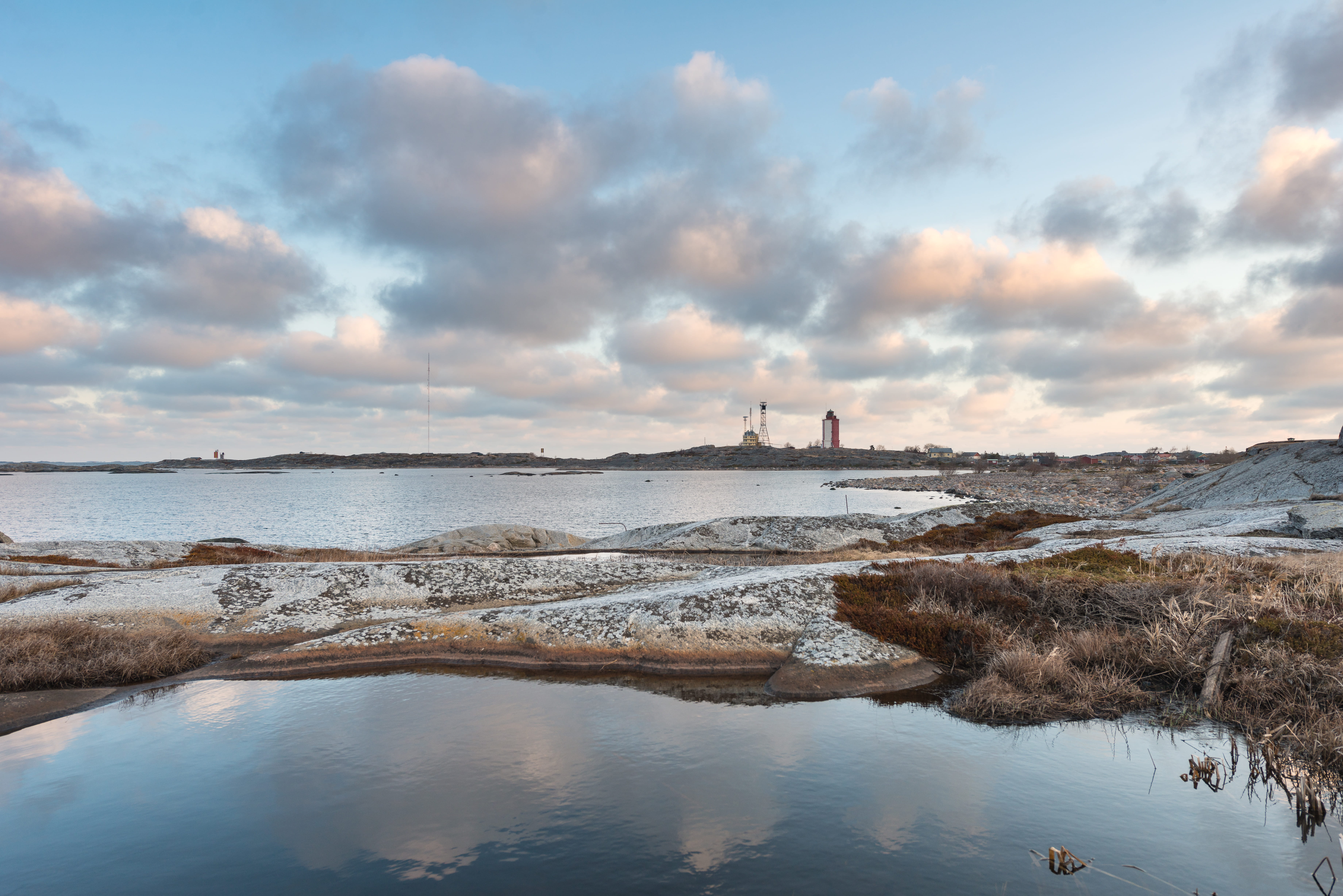 guidance, puddle, archipelago, scenics - nature, lighthouse, nature, radar, cloud - sky, land, outdoors, clouds, no people, sunset, sea, day, tower, åland islands, HD Wallpaper