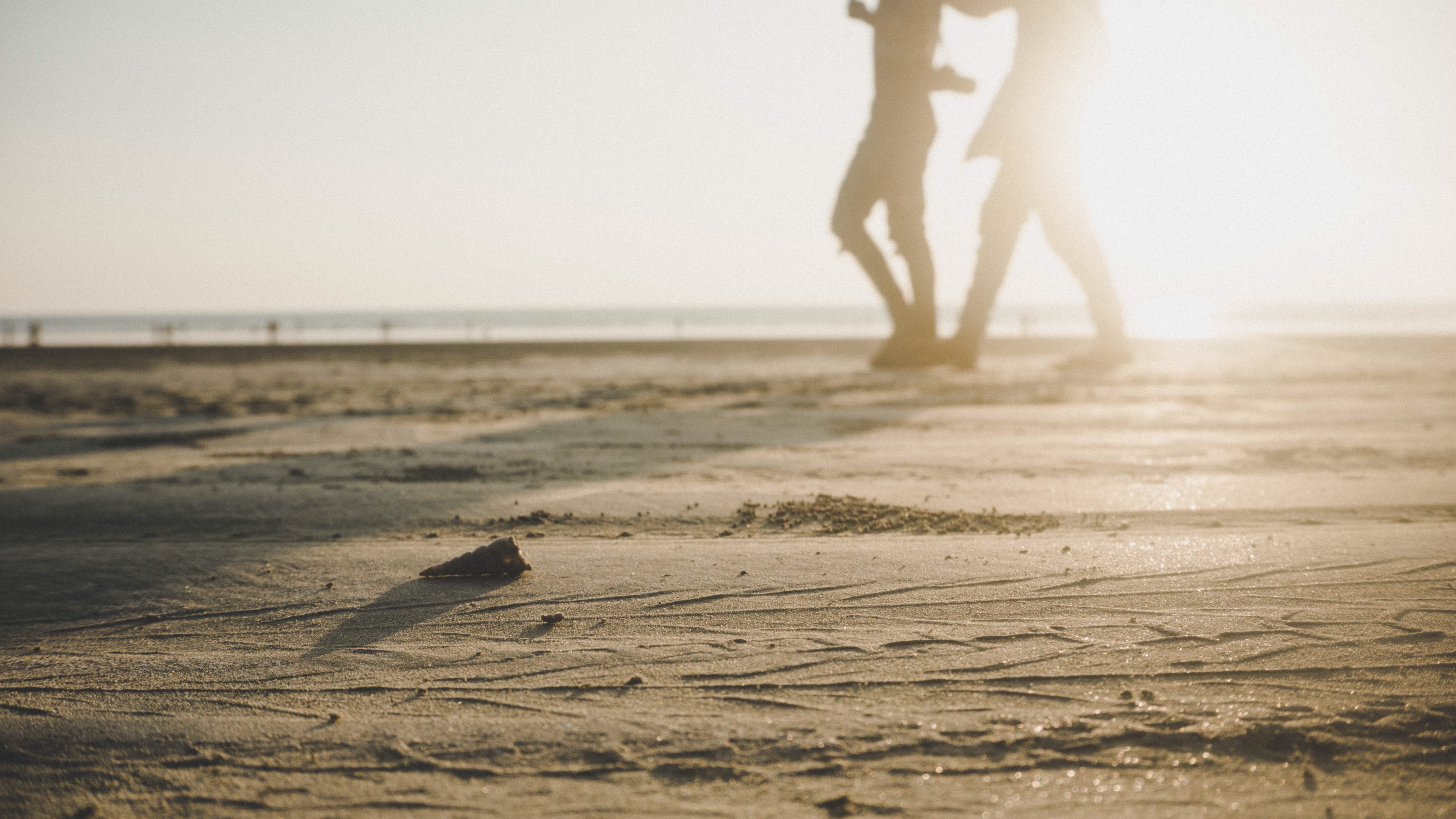 5K, silhouette, running, beach, nature, standing, body part, leisure activity, stretch, jogging, land, horizon over water, outdoors, human, exercise, holiday, HD Wallpaper