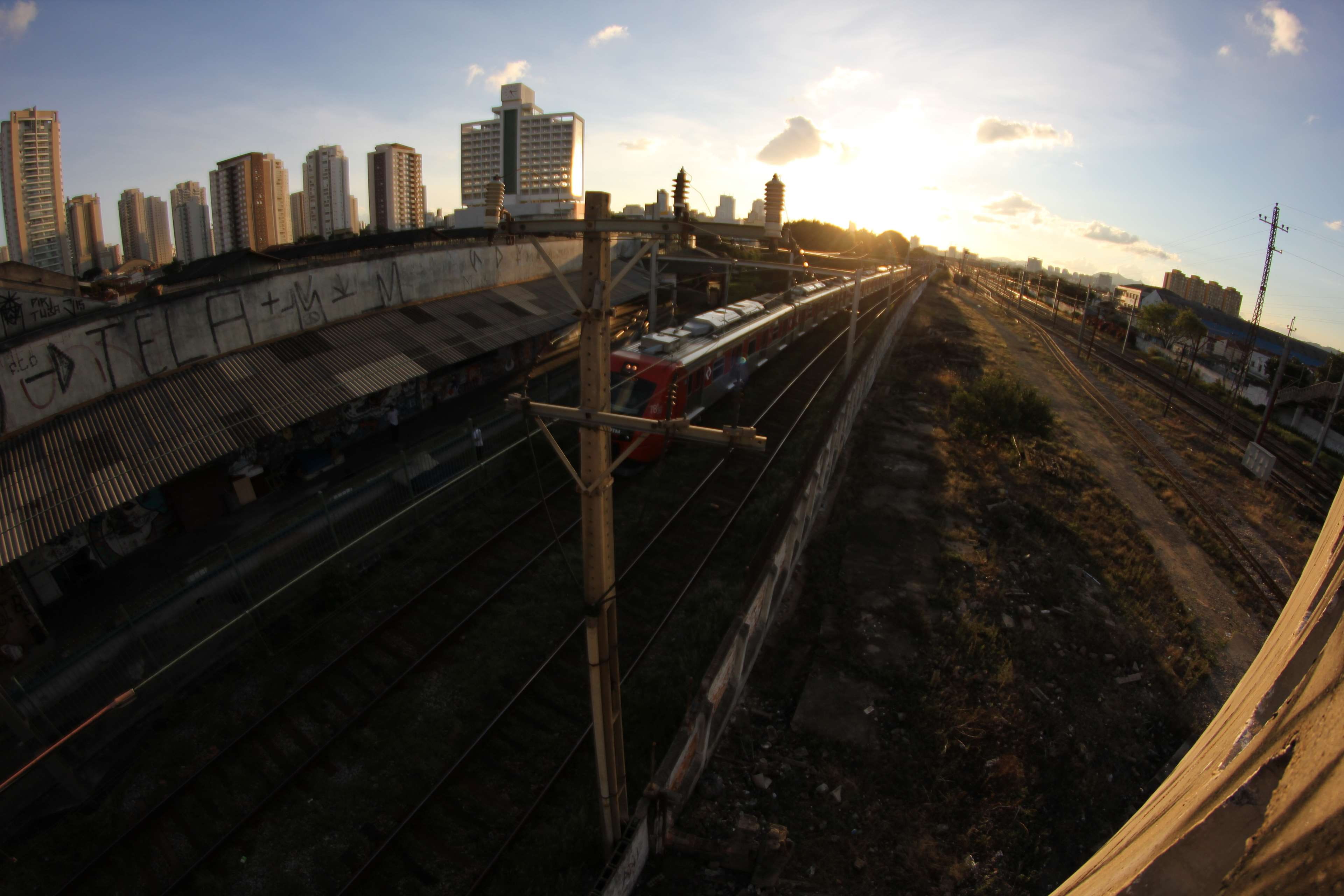 fotografia, sao paulo, street, building, built structure, city life, city, architecture, nature, building exterior, no people, public transportation, rail transportation, HD Wallpaper