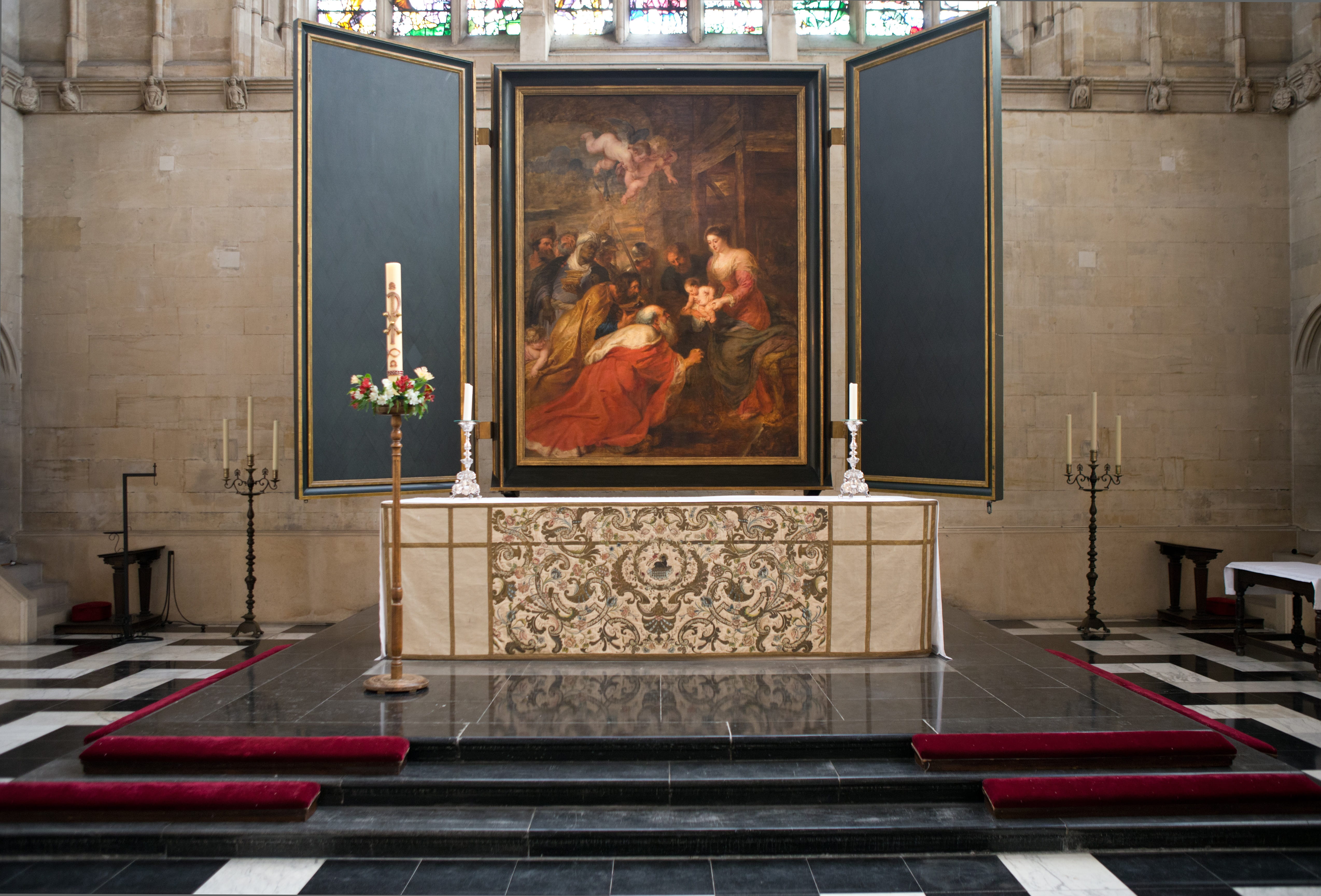 art and craft, 4K, henry vi, no people, built structure, representation, human representation, religion, architecture, cambridge, Easter, place of worship, HD Wallpaper