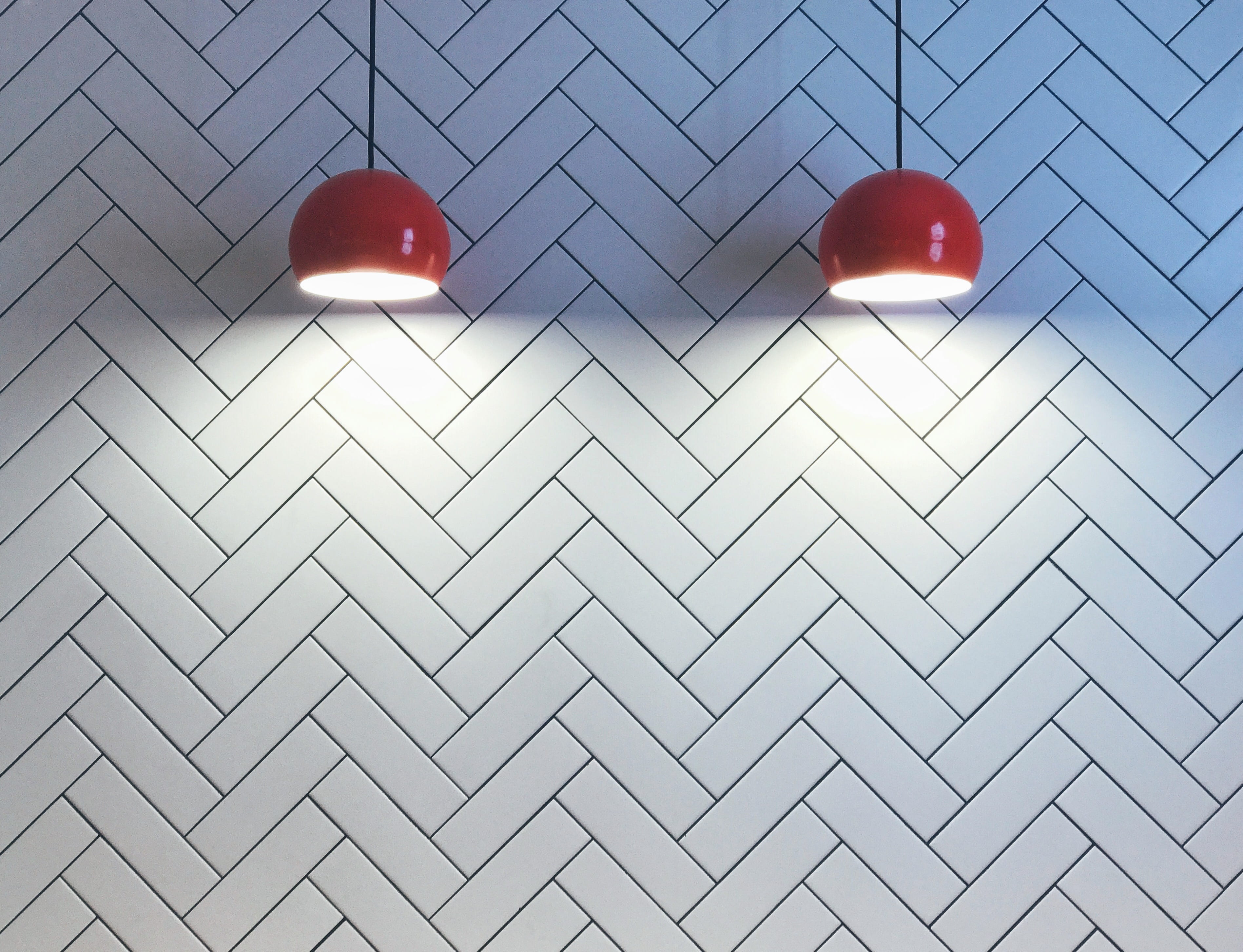 low angle view, built structure, indoors, wall, electricity, ceiling, shape, pendant light, 2K, lighting equipment, cambridge, light, electric lamp, red, HD Wallpaper