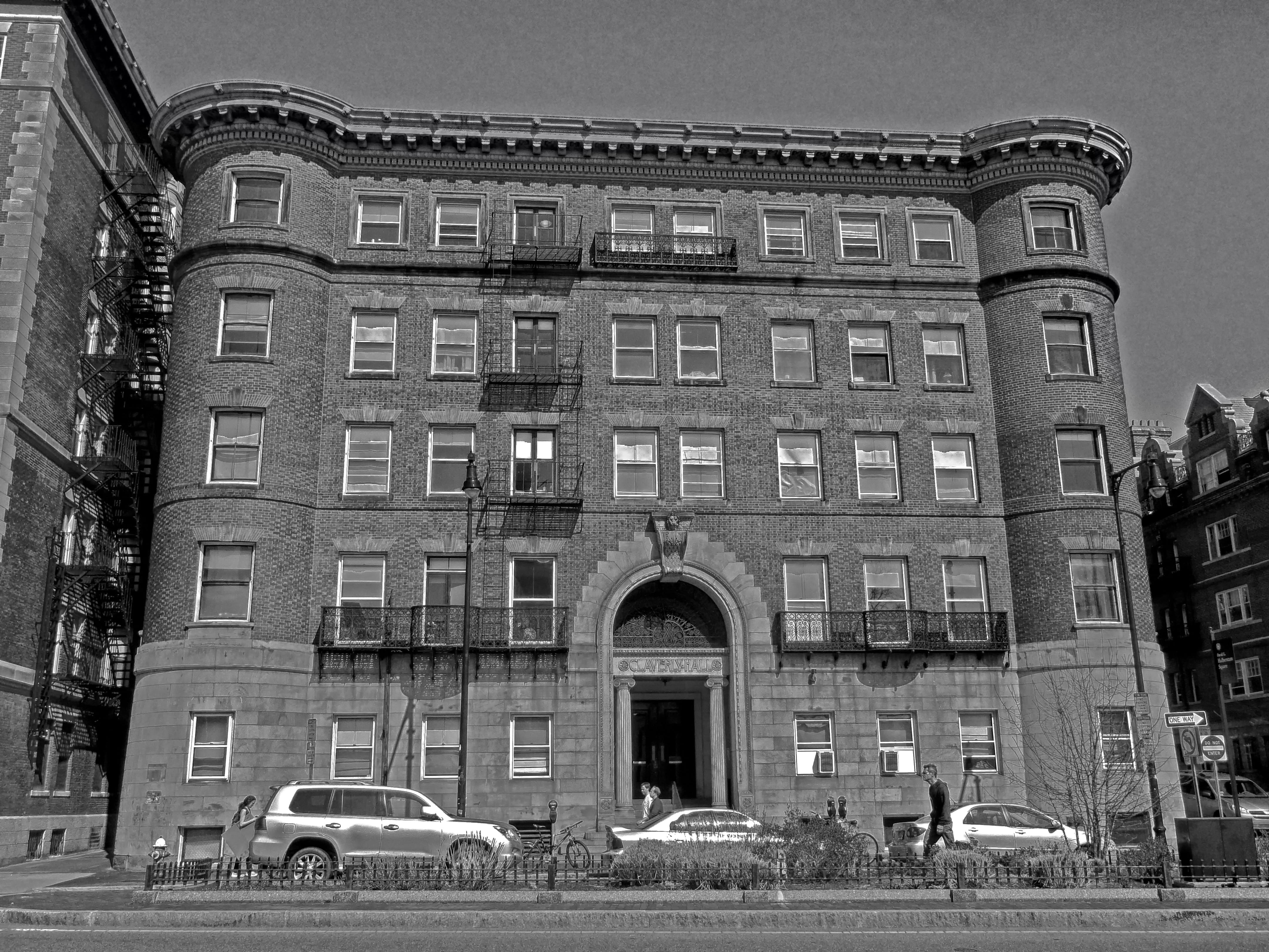 sky, hall, street, Harvard University, black and white, history, built structure, architecture, travel, day, mode of transportation, cambridge, road, university, HD Wallpaper