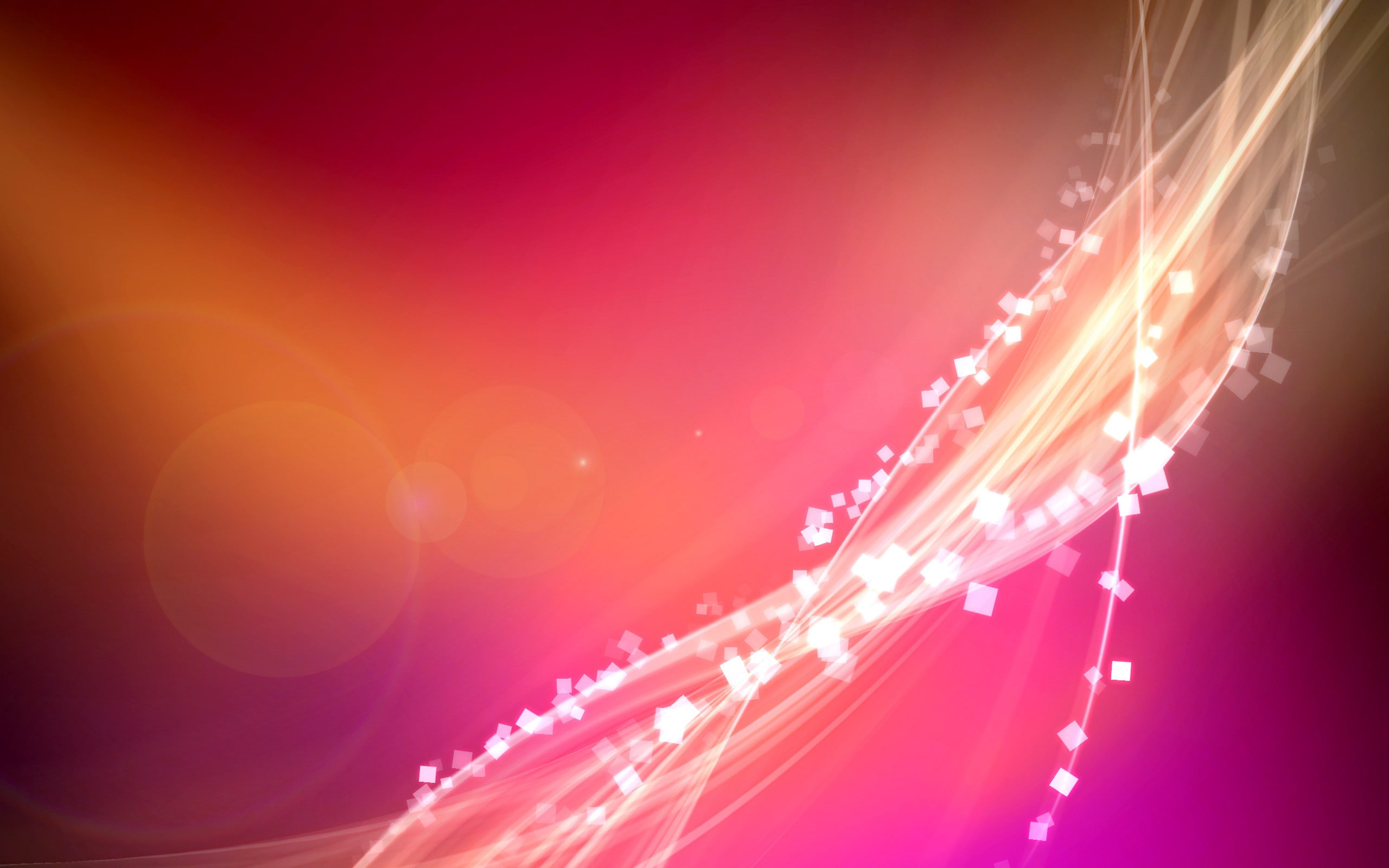 abstract, 2K, digital art, shapes, minimalism, lines, red, simple, colorful, pink, HD Wallpaper