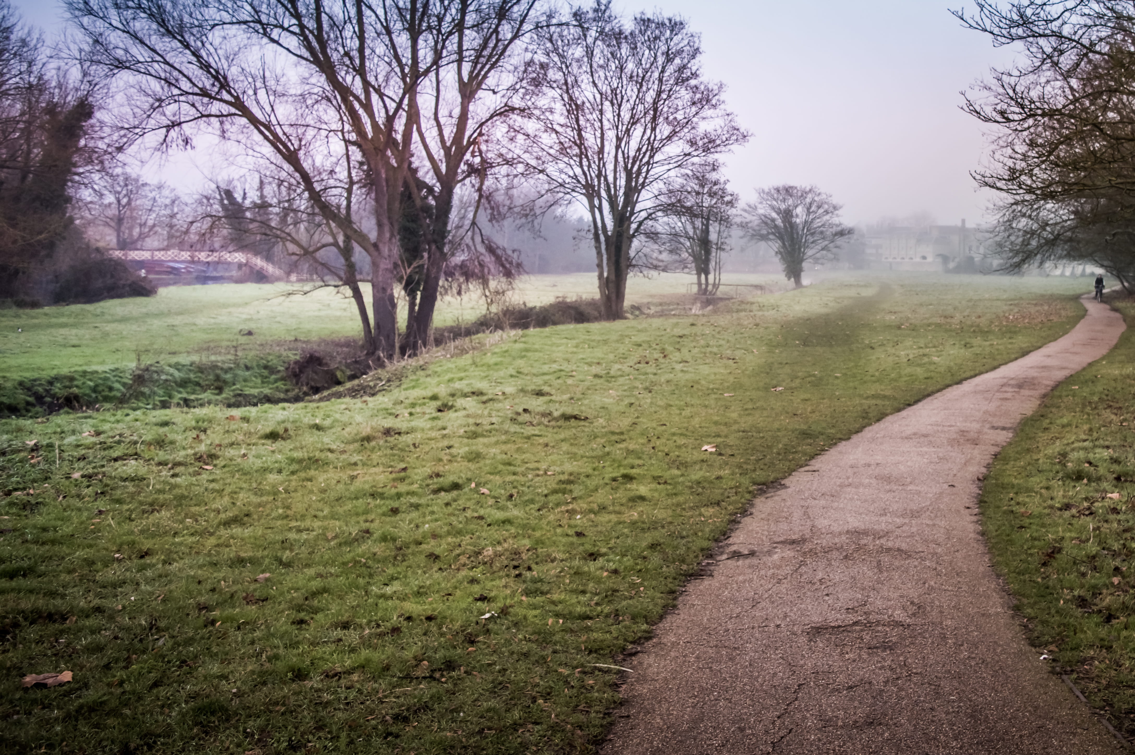 the way forward, scenics - nature, footpath, england, trees, green, environment, direction, walk, beauty in nature, way, sky, grass, english, no people, HD Wallpaper