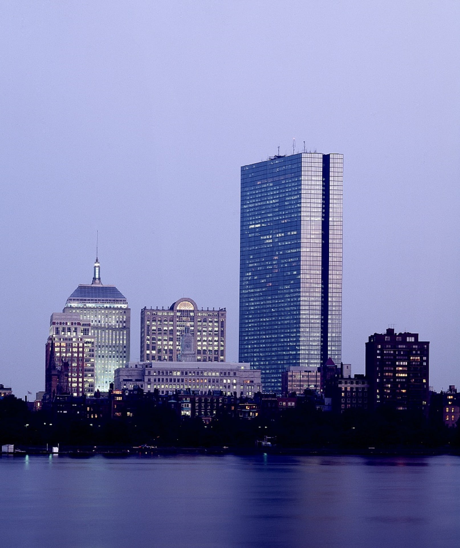 architecture, reflection, usa, city, boston, tall - high, waterfront, sky, spire, buildings, urban skyline, skyline, 1080P, nature, modern, scenic, building, Phone HD Wallpaper