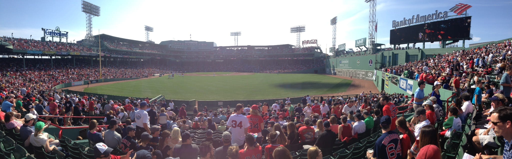 1080P, outdoors, audience, large group of people, leisure activity, team sport, baseball diamond, architecture, stadium, the green monster, arts culture and entertainment, HD Wallpaper