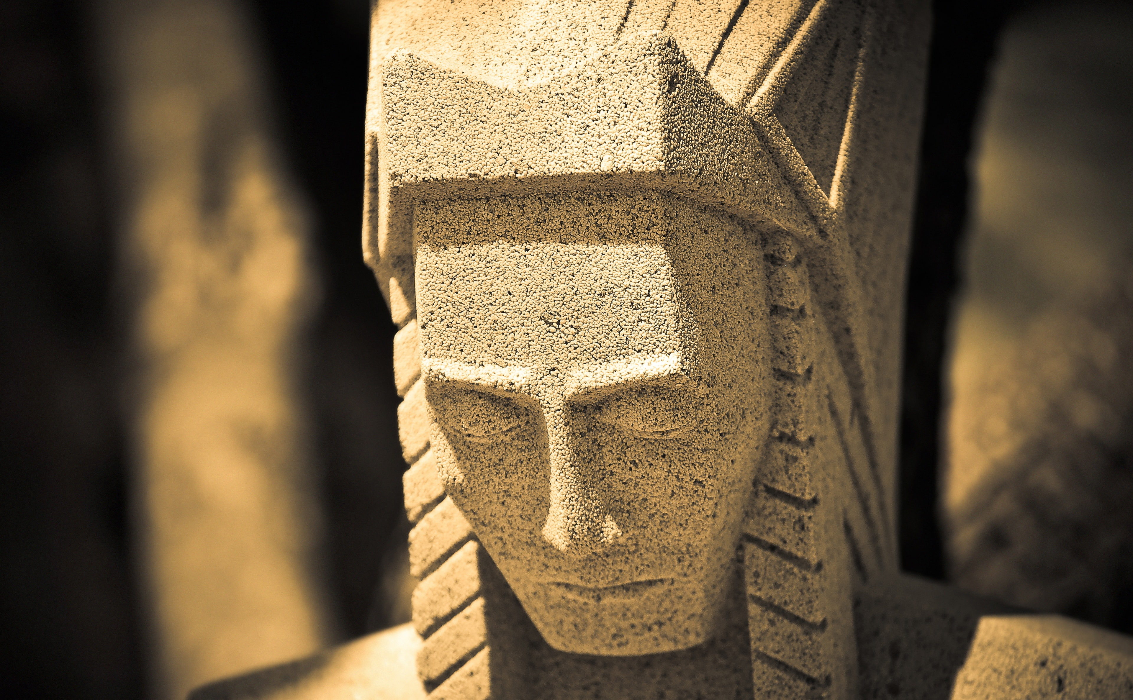 Artistic, textured, stone material, Scottsdale, Native American, wall - building feature, outdoors, close-up, Statue, built structure, Sculpture, american, HD Wallpaper