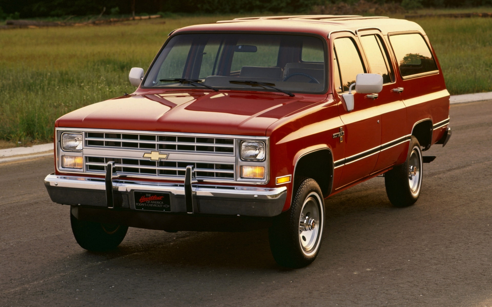 1982, Chevrolet.the front, Suburban, Scottsdale, Chevrolet, 1080P, HD Wallpaper