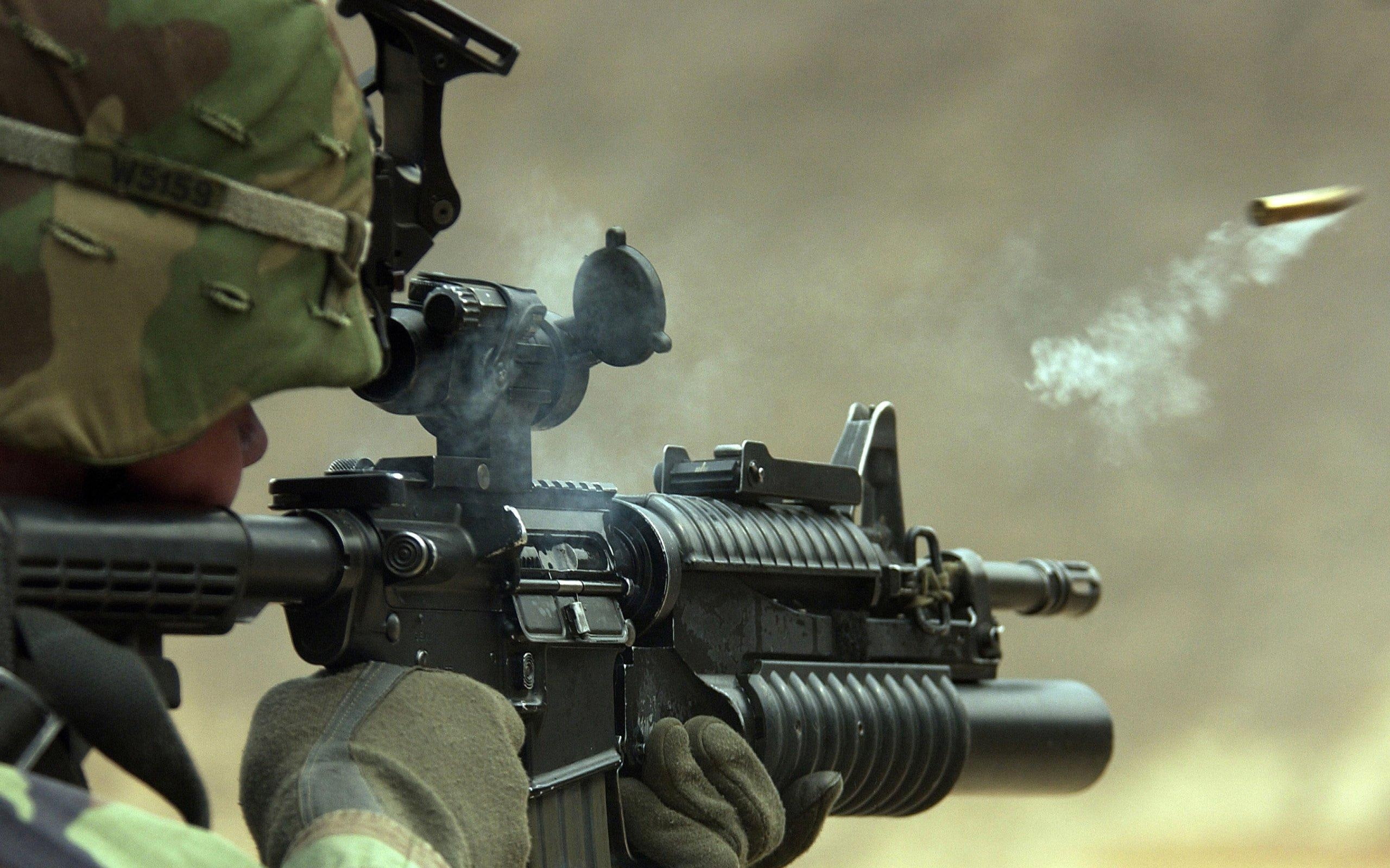 guns, aircraft, 2K, Rifles, x, hd, art, soldiers, military, army, HD Wallpaper