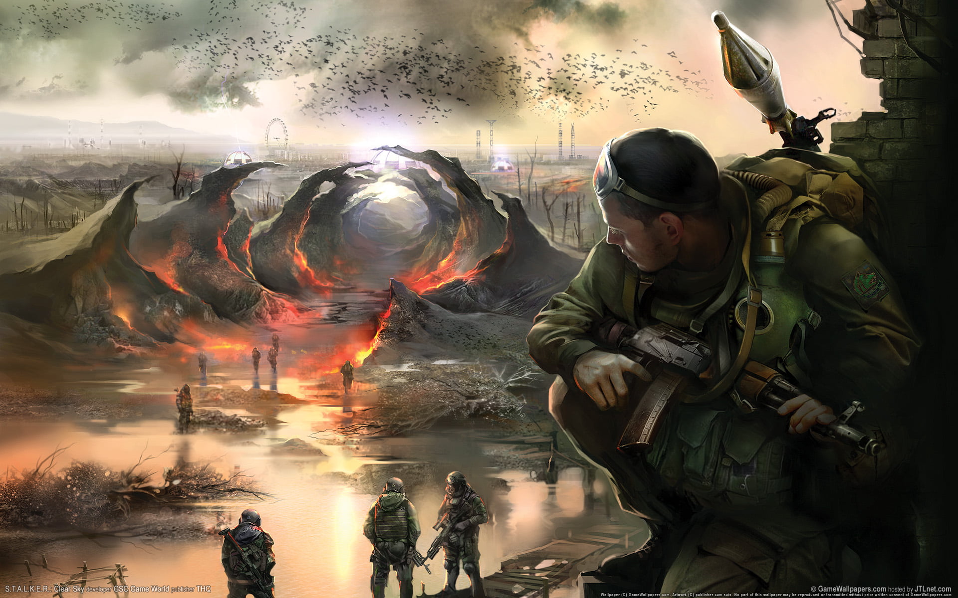 infantry, group of people, real people, military, incidental people, special, army, nature, waist up, protective Mask - Workwear, mid adult men, exploding, HD Wallpaper