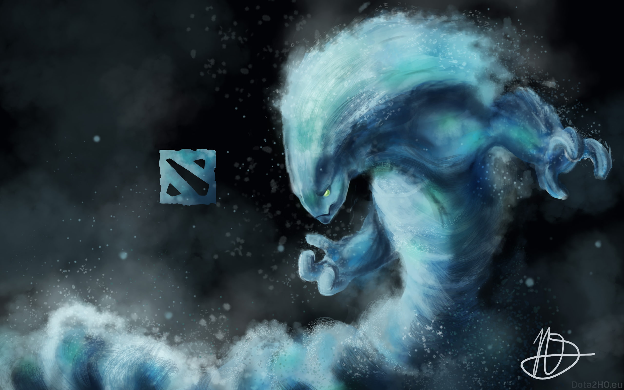 dota, art, morphling, 2K, HD Wallpaper