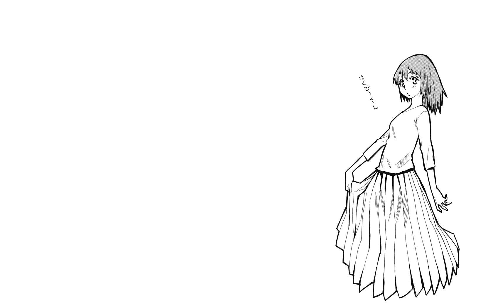 hoshi, anime, satoshi, samidare, lucifer, hammer, 720P, girls, biscuit, mizukami, HD Wallpaper