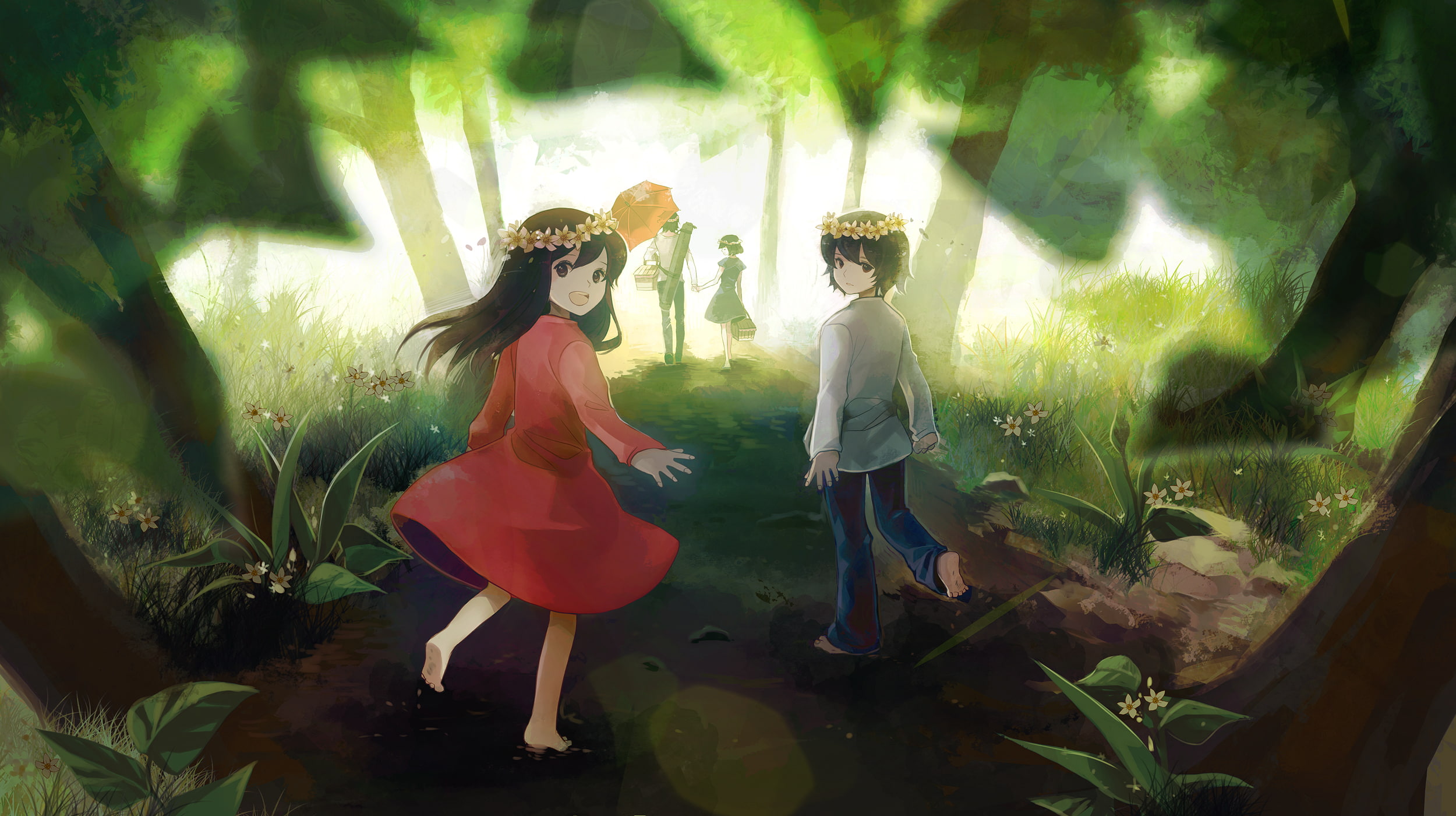 1080P, Anime, Ookami Kodomo No Ame To Yuki, HD Wallpaper