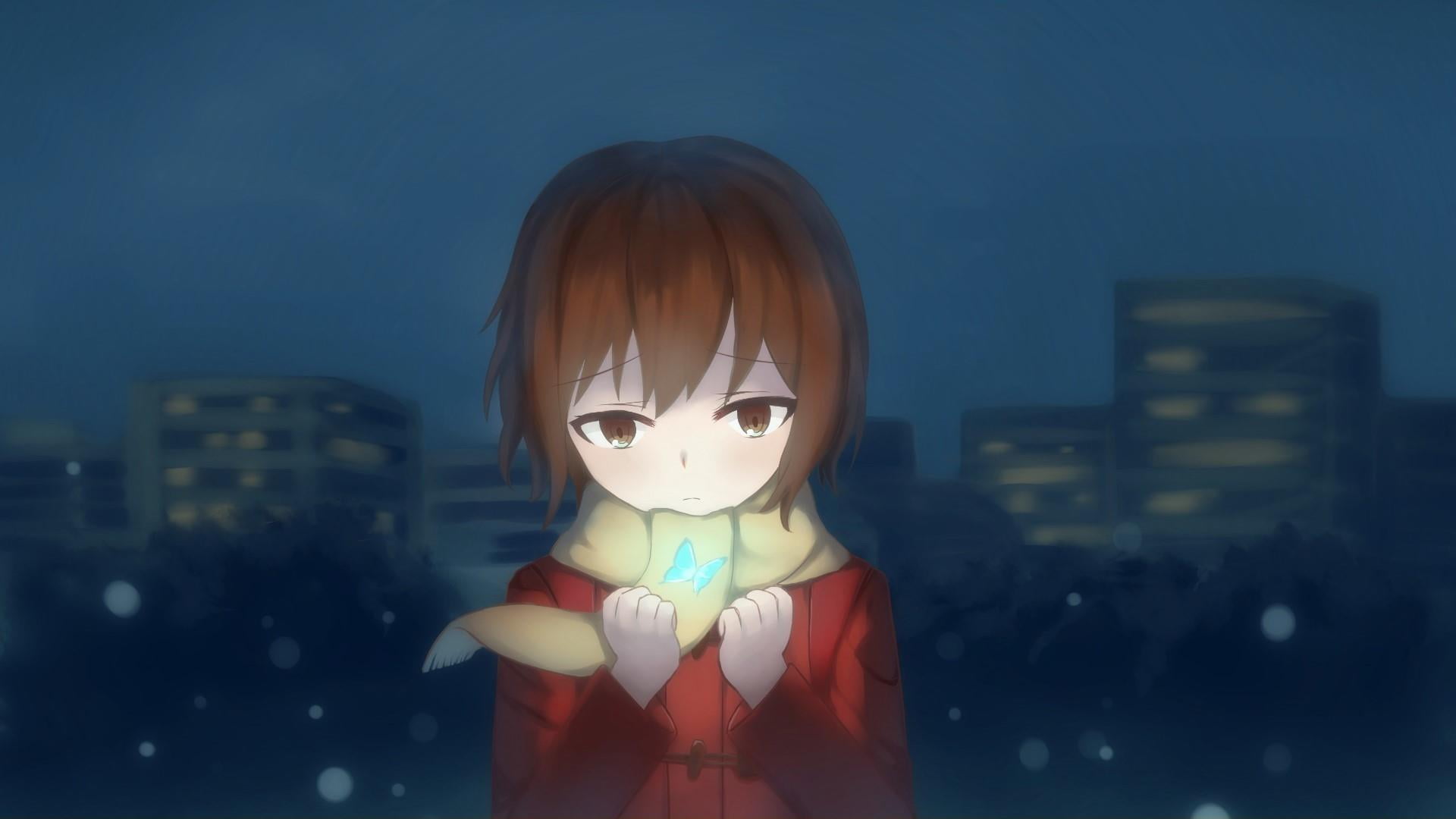 built structure, portrait, city, kodomo, nature, snow white, front view, day, art and craft, boku dake ga inai machi, sad, representation, photoshop, cute, HD Wallpaper