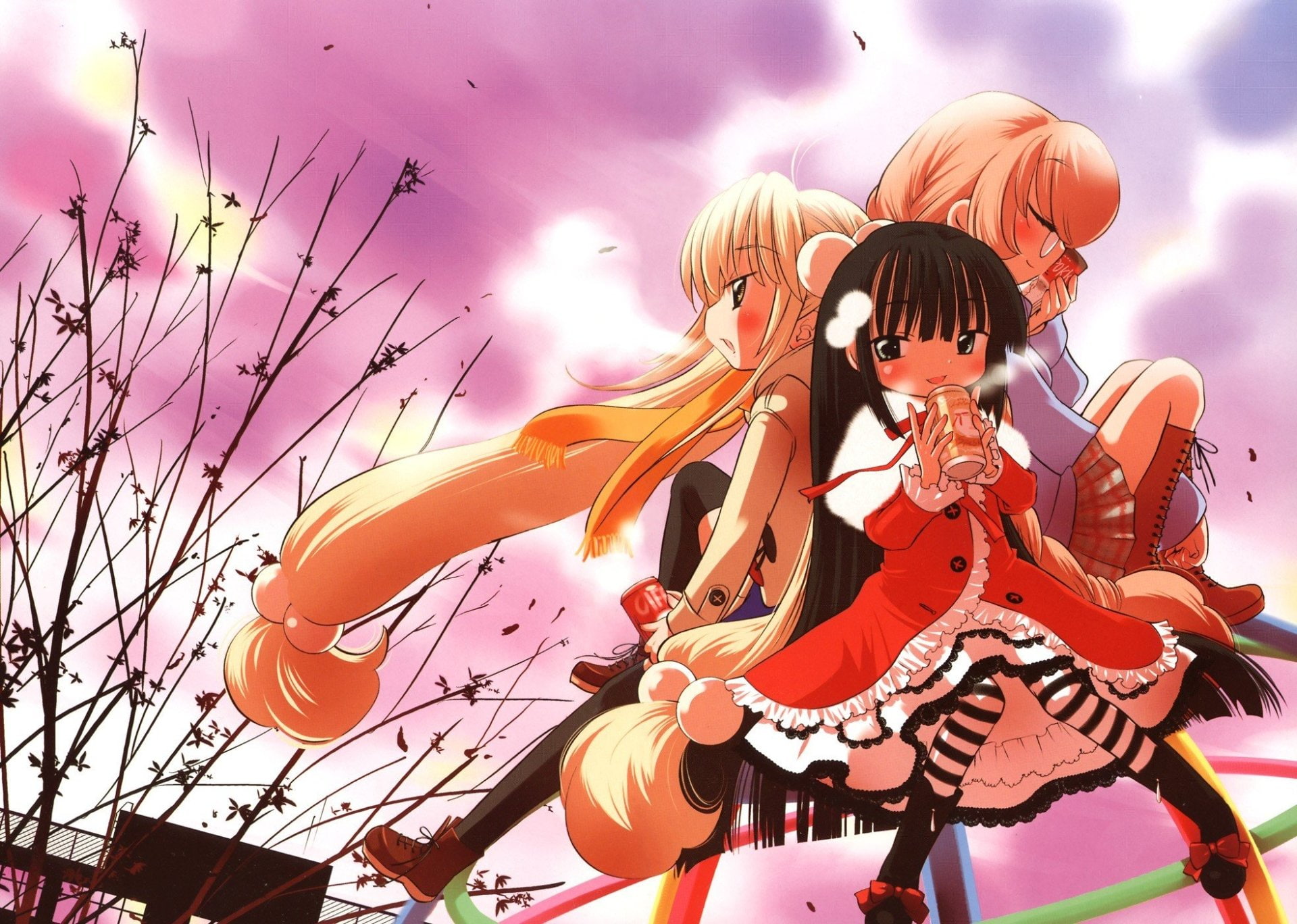 Rin Kokonoe, Kuro Kagami, Kodomo No Jikan, Anime, 1080P, Mimi Usa (Kodomo No Jikan), HD Wallpaper