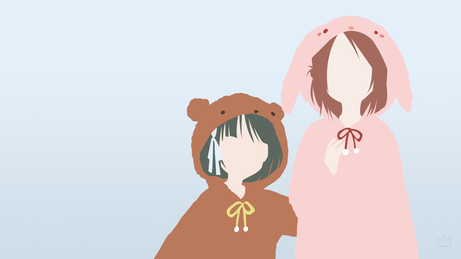 Fujimiya Kaori, sky, women, anime girls, positive emotion, people, togetherness, family, day, females, girls, men, Isshuukan Friends, child, childhood, HD Wallpaper