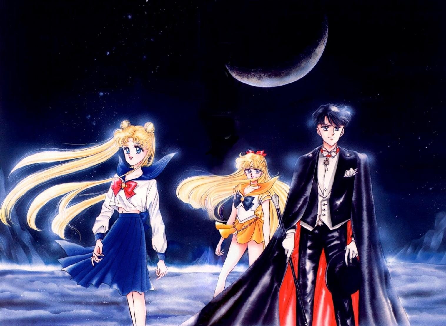 sailor, moon, 720P, mamoru, HD Wallpaper